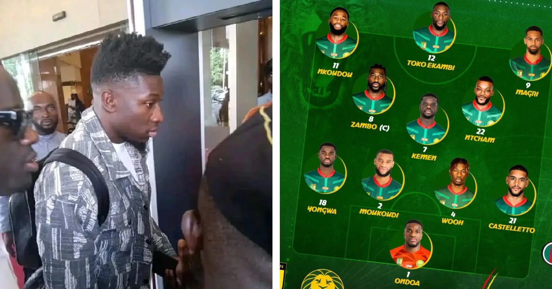 Andre Onana dropped for Cameroon's AFCON opener - reason revealed 