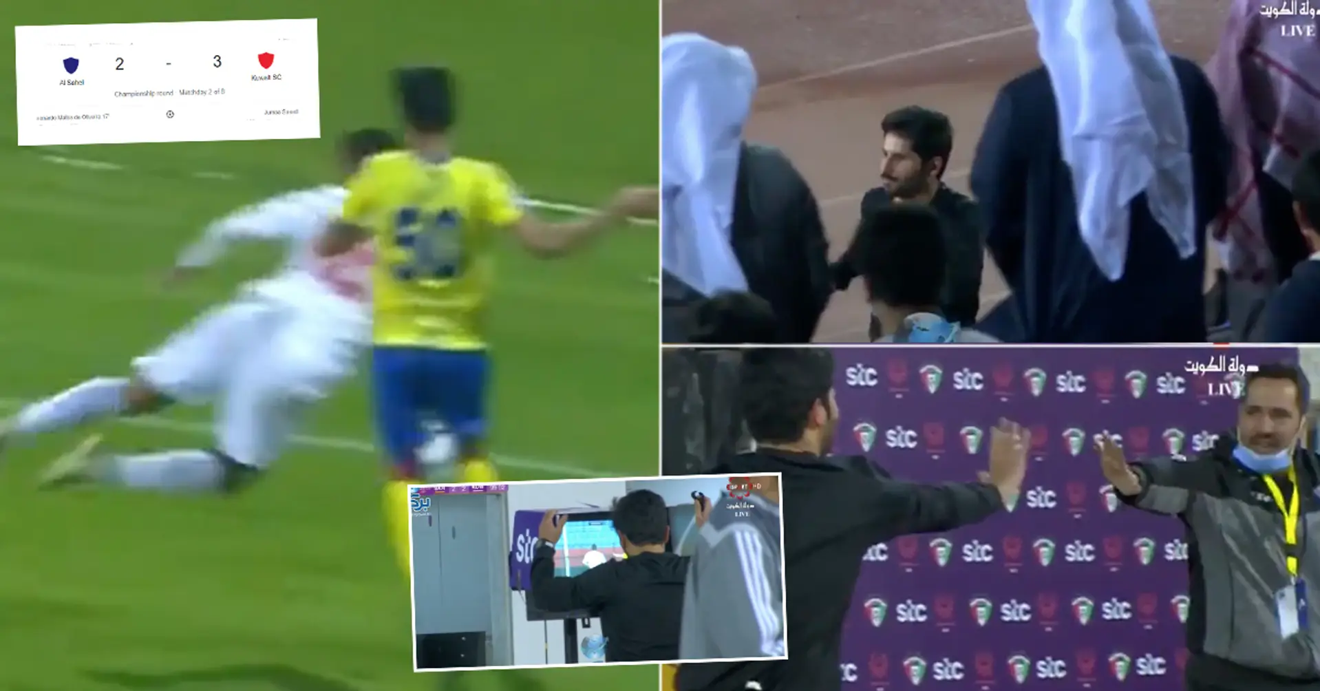 'Clear corruption': Sheikh-owned team gifted worst ever VAR call after shameful dive, score winner at '90+11