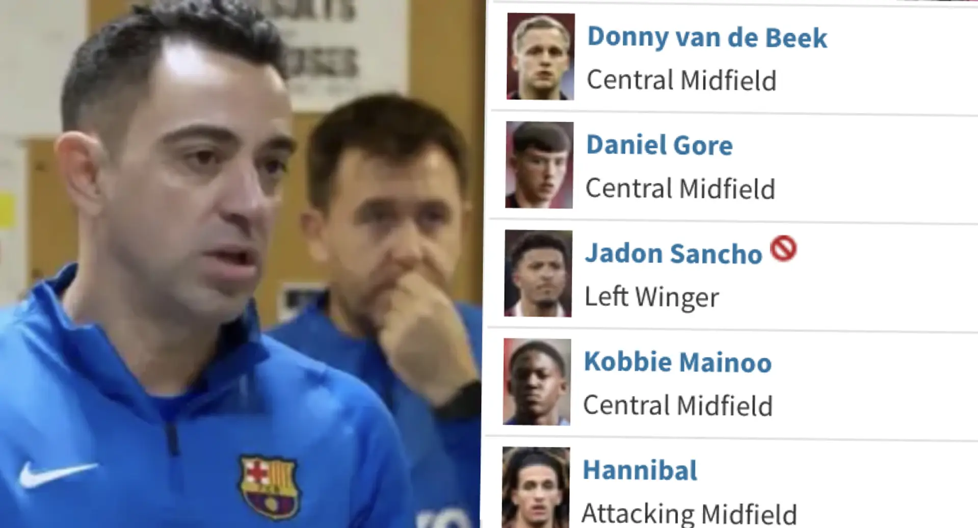 Un joueur en disgrâce de Man United "s'offre au Barça" - la tentative précédente a été bloquée par Xavi