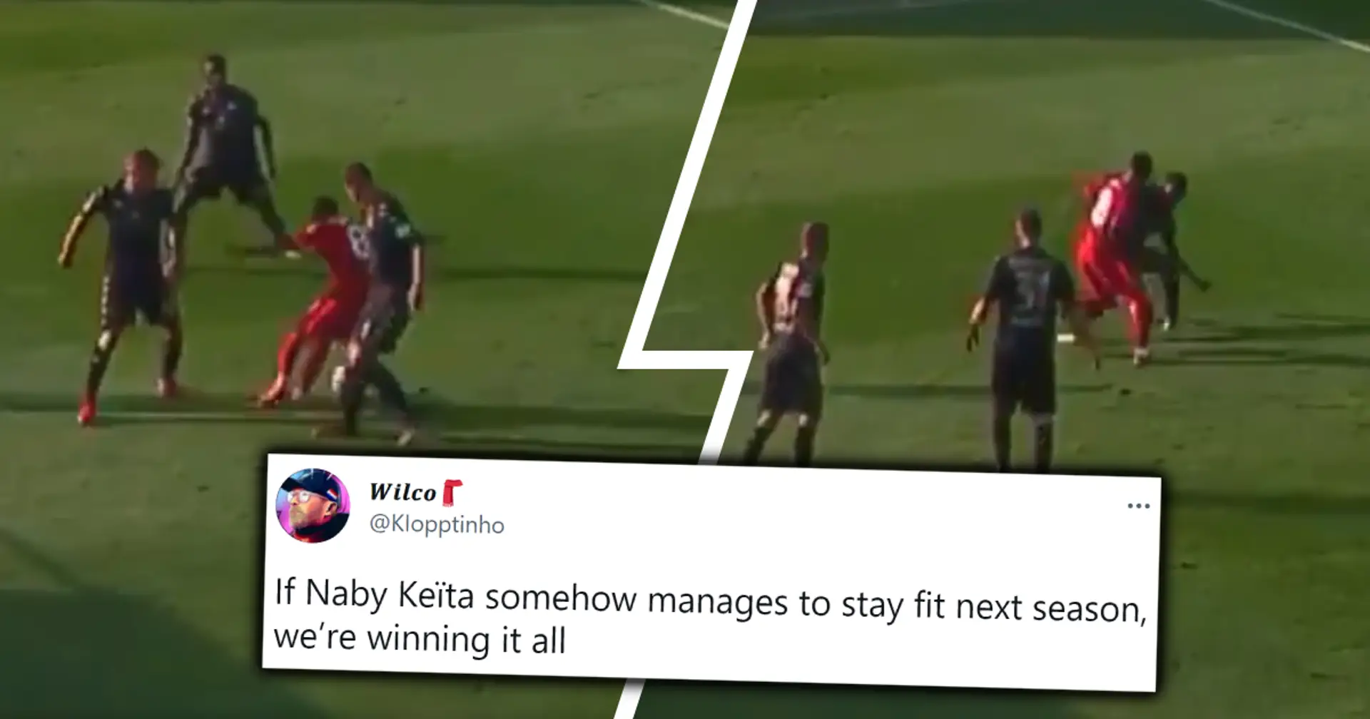 Proper tekkers: Naby Keita beats 3 players with incredible skill including slick nutmeg, fans react