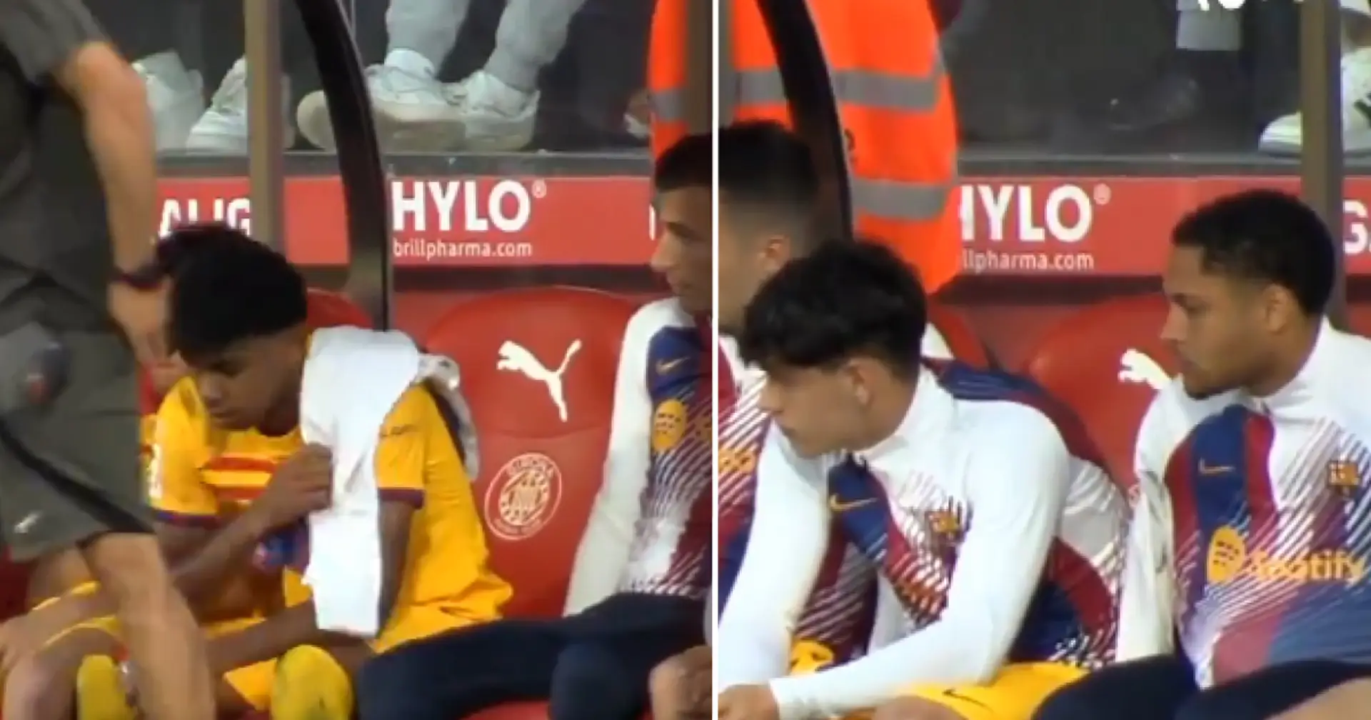 Caught on camera: Lamine Yamal shows anger at Girona, flings sweatshirt – Roque and others in shock