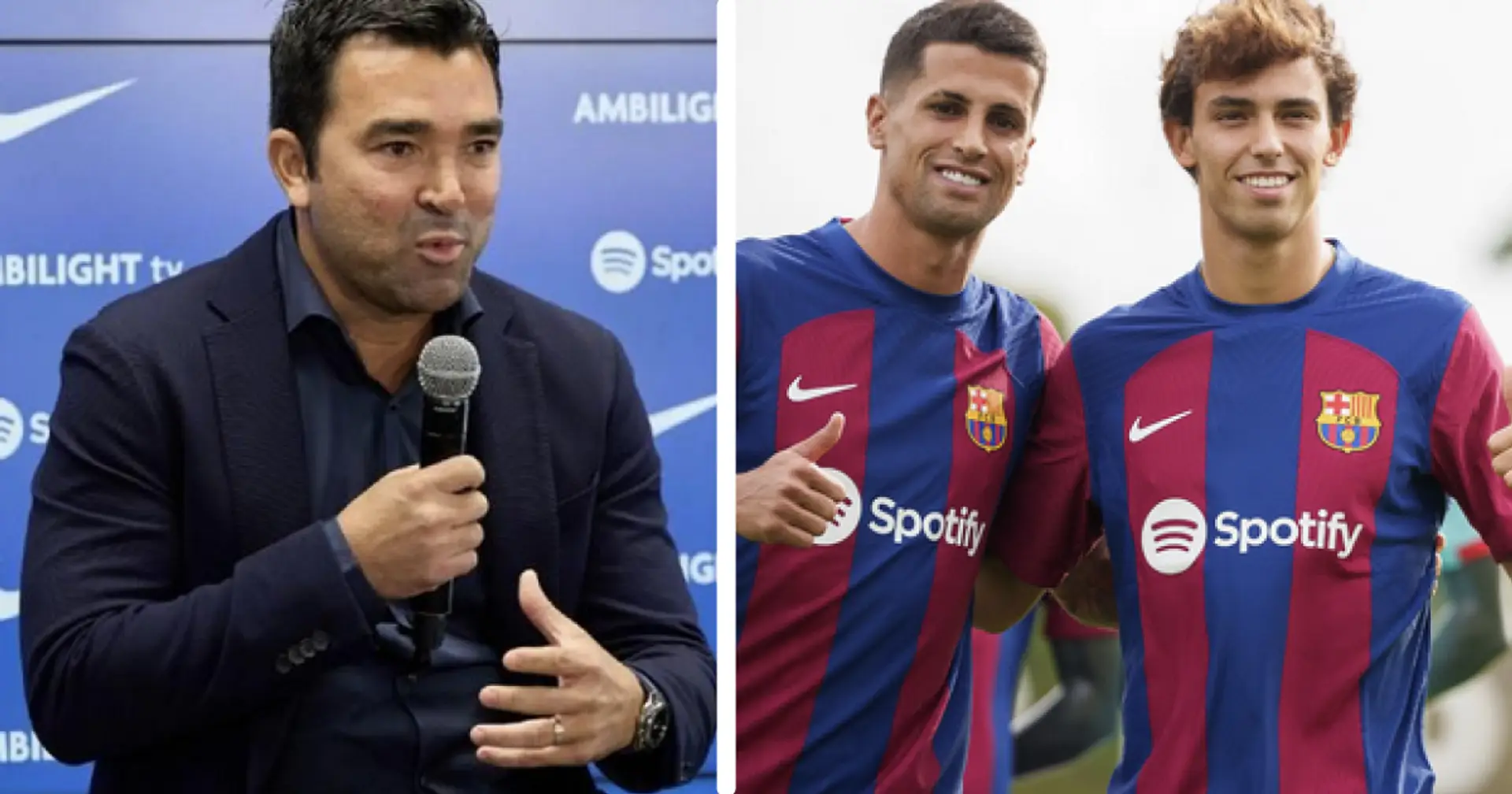 ¿El Barça comprará a Joao Cancelo y Joao Félix? Deco responde