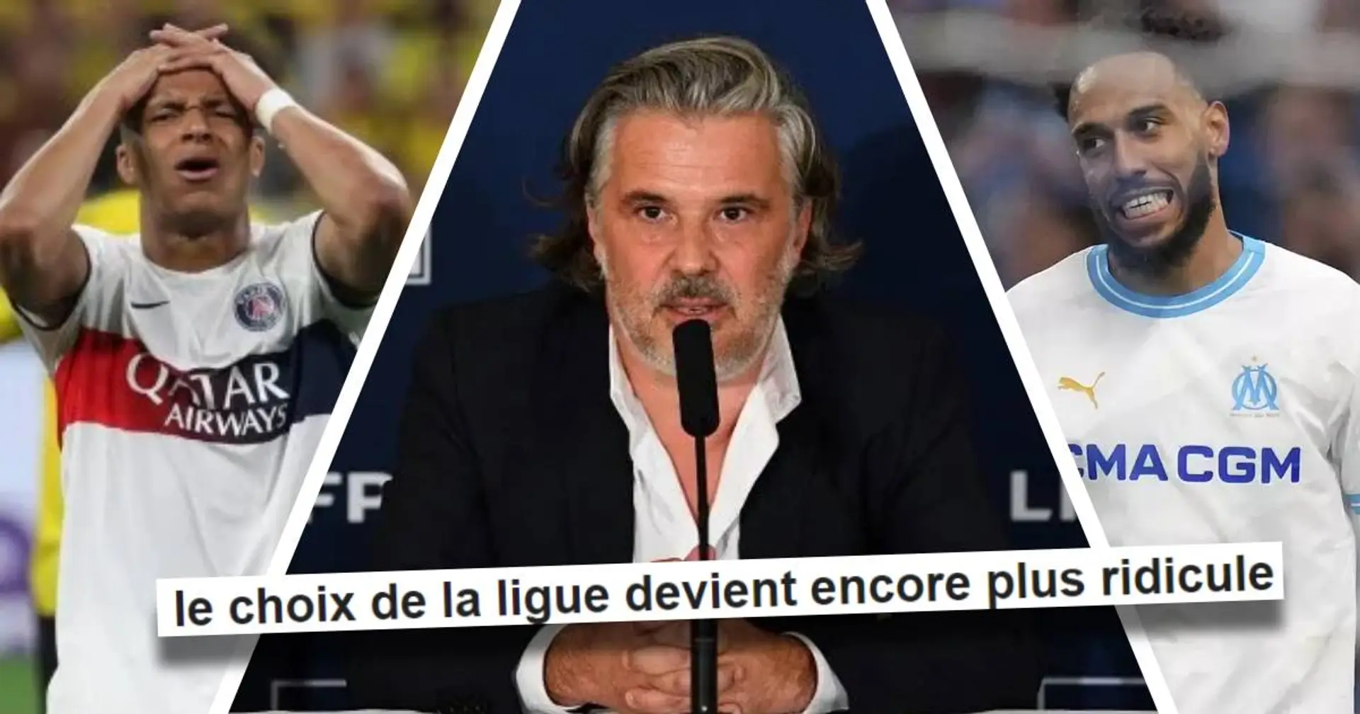 "Plus jamais vous reposez les clubs français" : les fans de Ligue 1 fustigent la Ligue et son aménagement inutile pour le PSG et l'OM