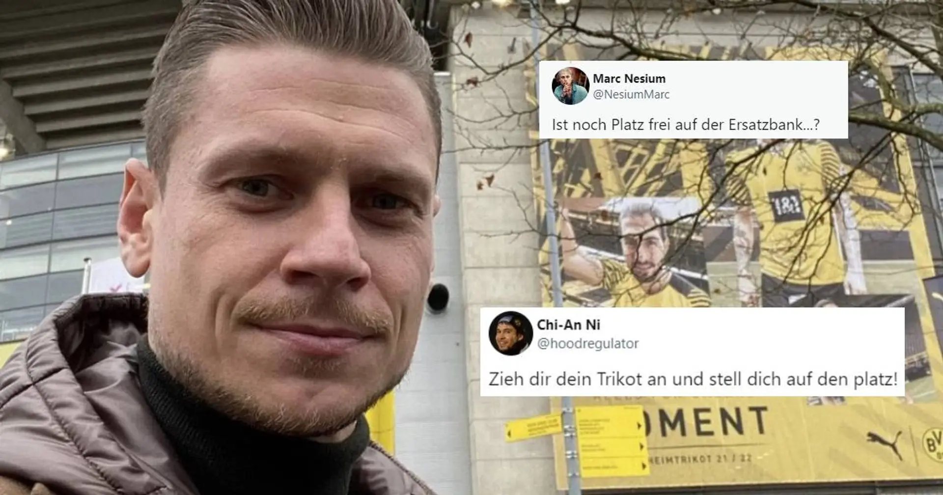 "Zieh dir dein Trikot an!": Piszczek kommt zum Klassiker ins Stadion, BVB-Fans wünschen sich seine Rückkehr ins Spiel