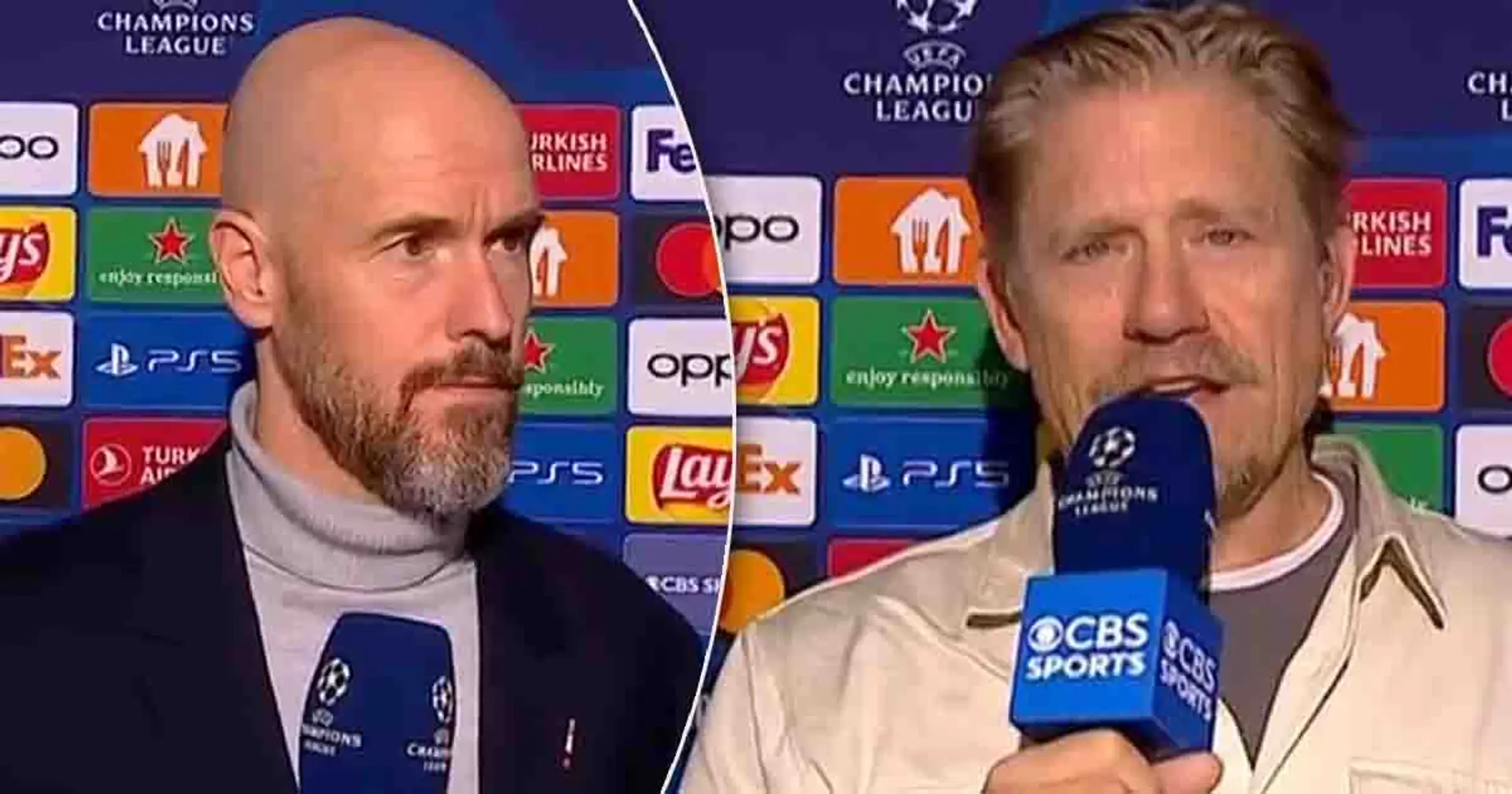 'The defence worked well': Schmeichel calls out Ten Hag for blaming bad defending for Galatasaray draw