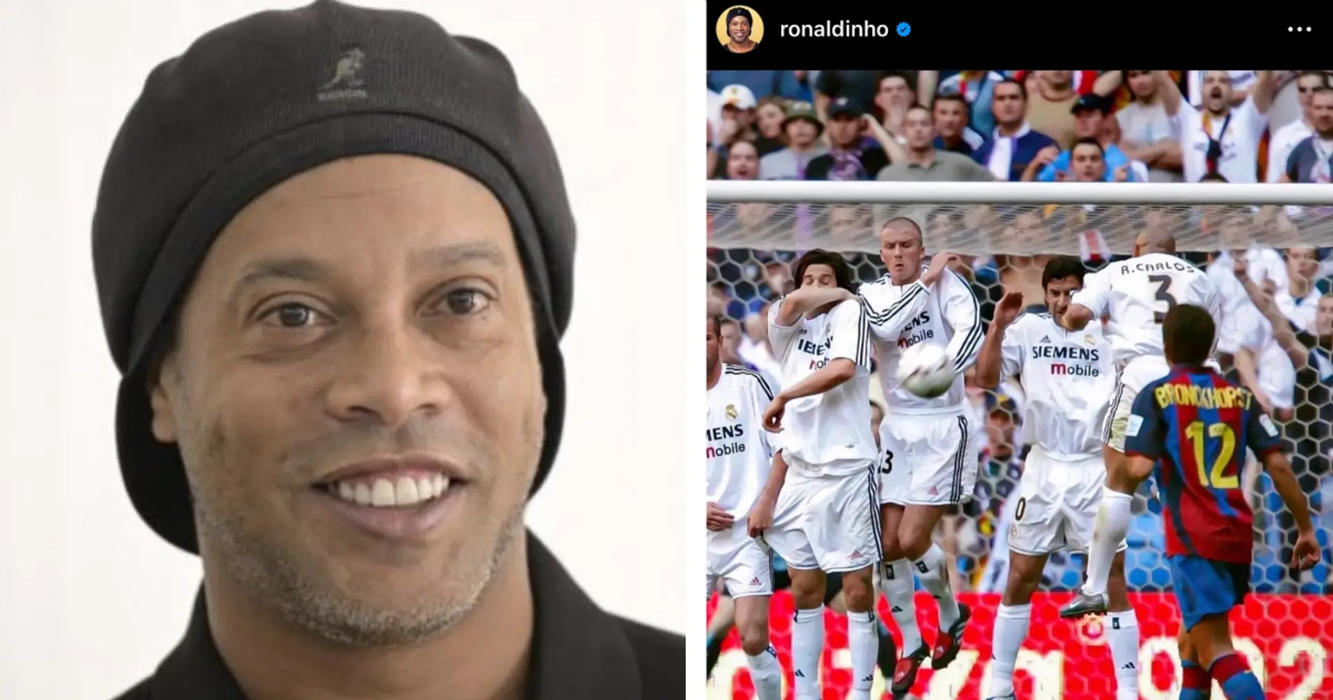 Ronaldinho envoie un message au Barça avant le Clasico
