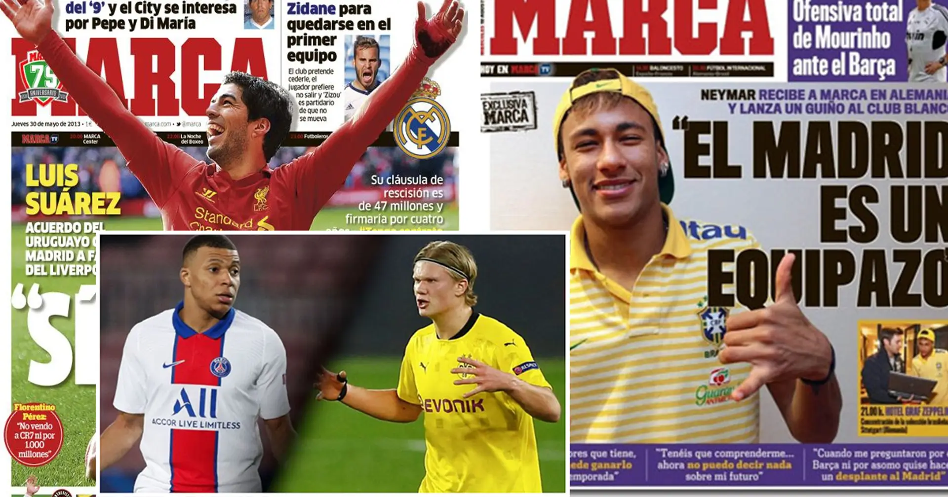 ¿Pasará con Haaland y Mbappé? 4 cracks que 'eran del Madrid' y terminaron en el Barça
