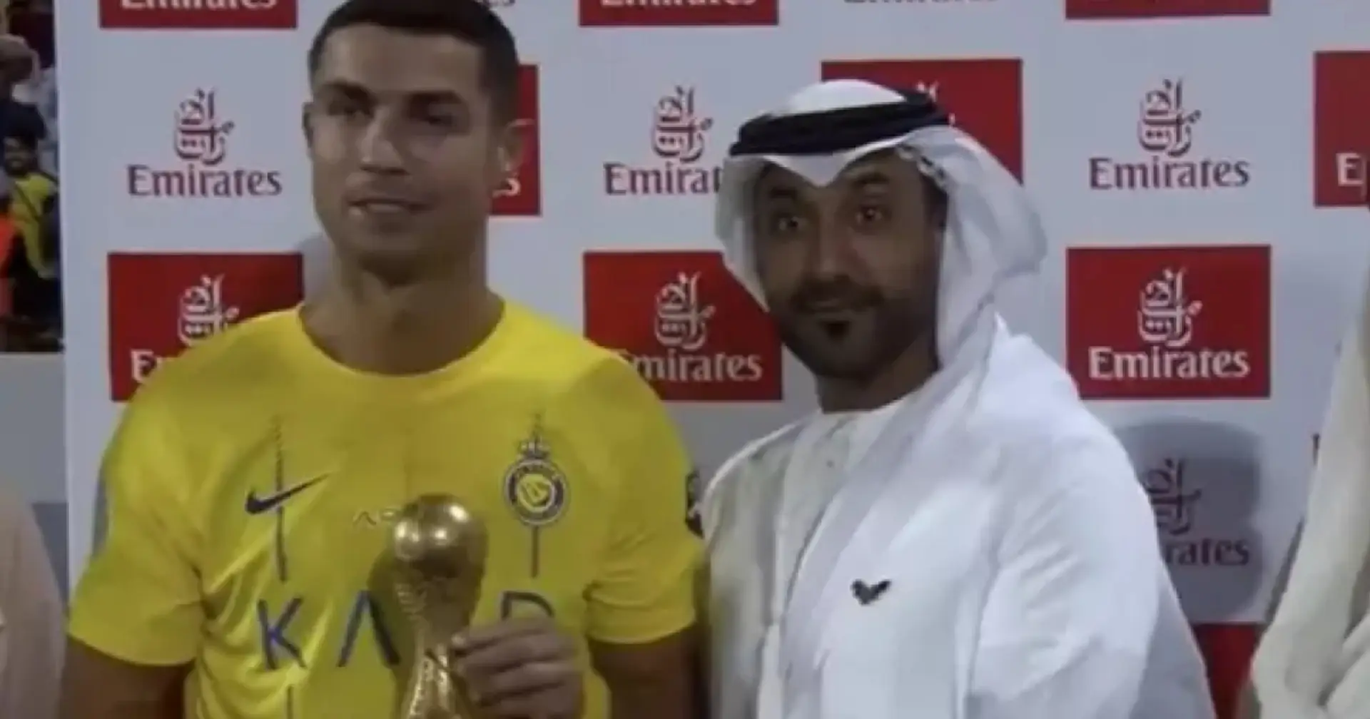 Fans scherzen über Ronaldos "Weltmeister"-Trophäe als Spieler des Spiels gegen Al-Shorta 