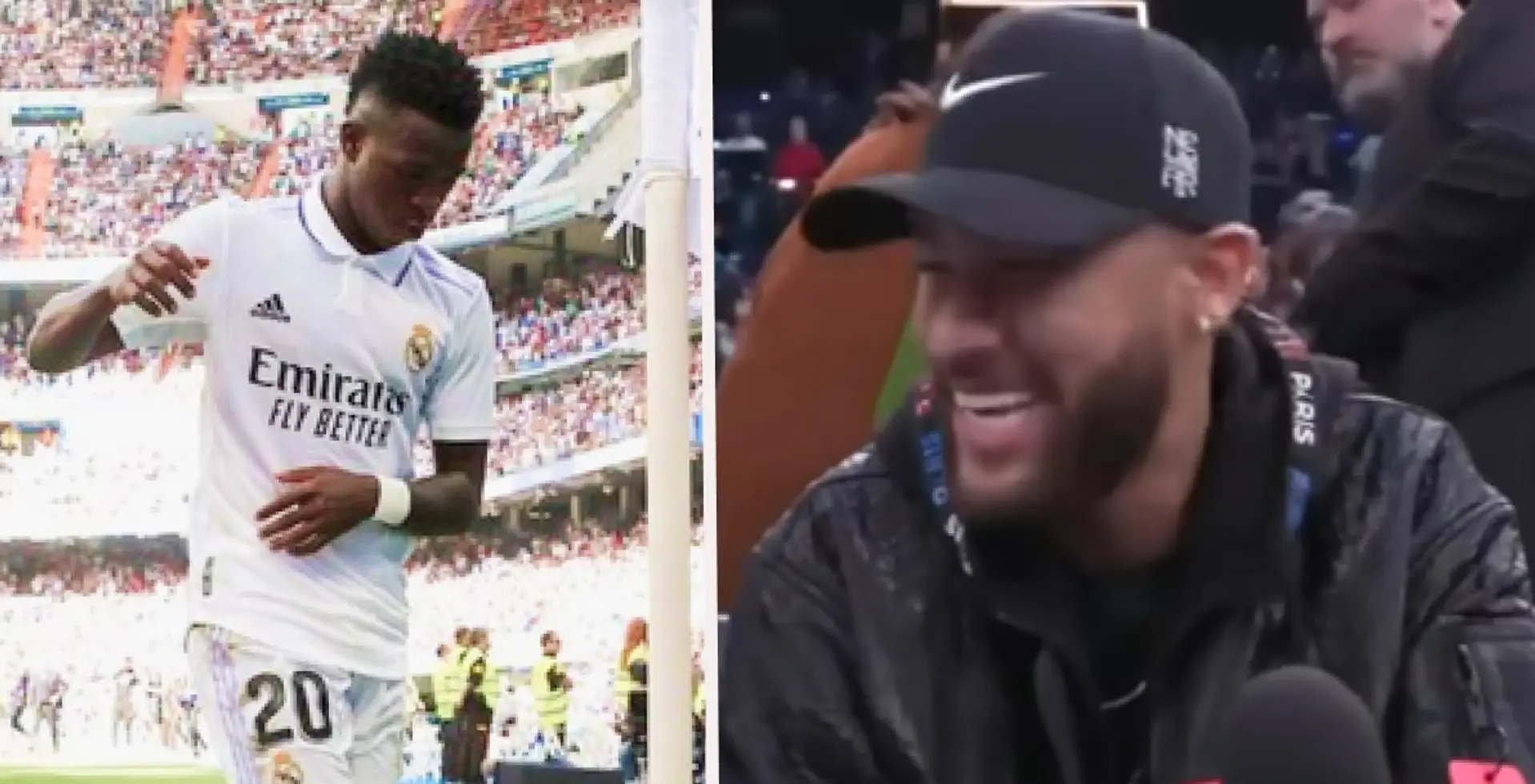 Vinicius fue llamado 'mono' por celebraciones de gol, Neymar reacciona de inmediato
