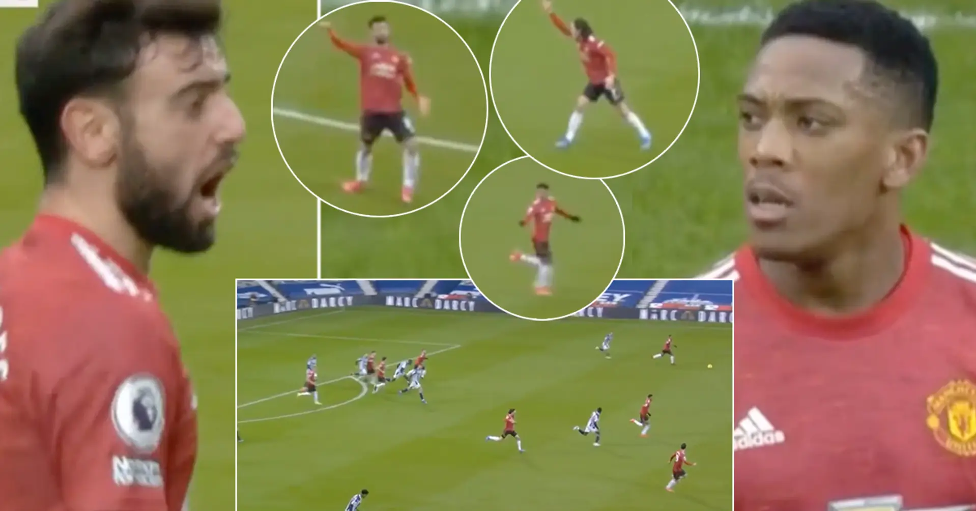 "Non è un errore". L'arbitro fischia la fine del 1° tempo in contropiede con 3 attaccanti del Man Utd liberi contro il portiere