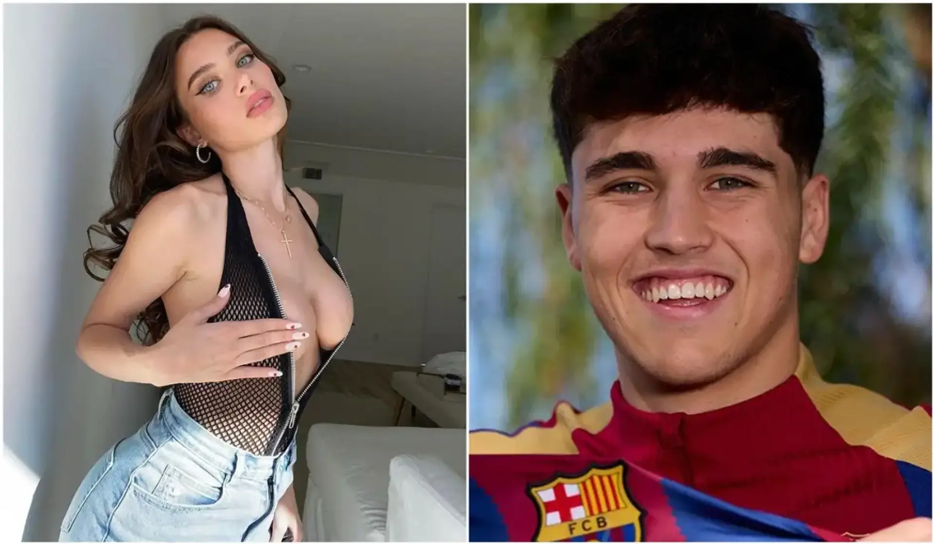 Barca star Pau Cubarsi caught liking all of porn star Lana Rhoades' posts on Instagram. Once people noticed, he deleted them