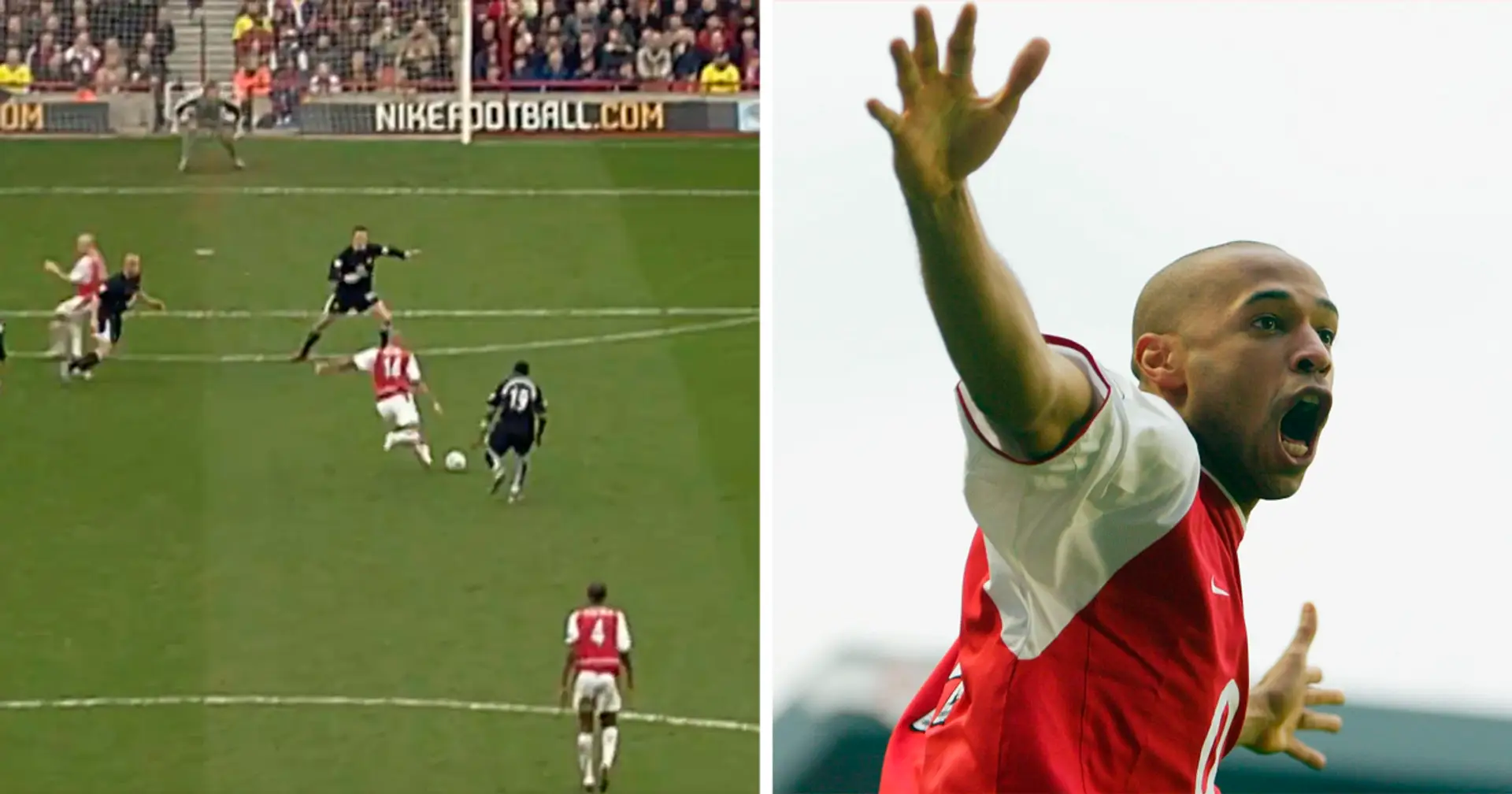 On this day 20 years ago, Thierry Henry scored a fantastic screamer against Man United
