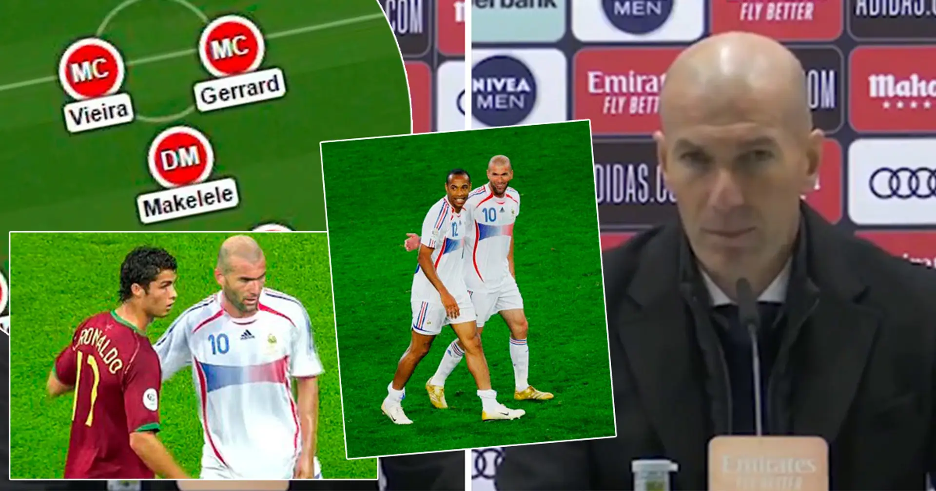 Zidane names his ultimate Premier League XI - 2 former Chelsea stars included