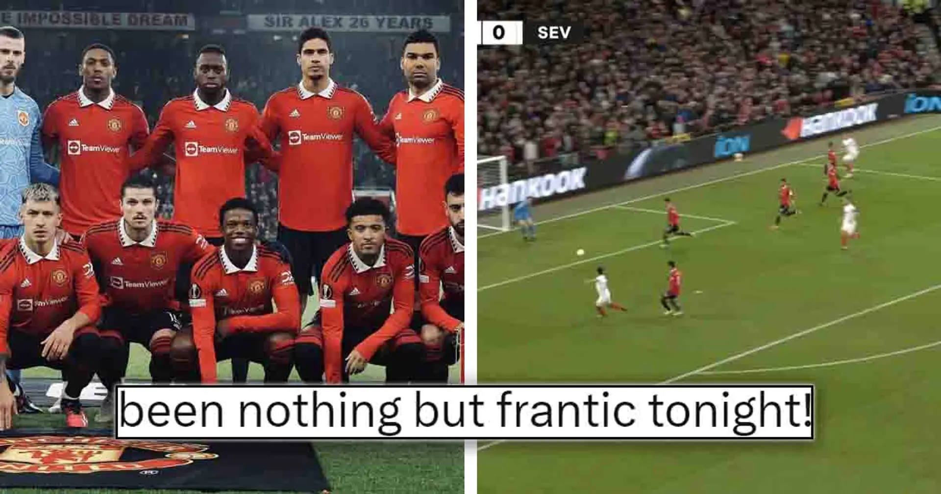 'All over the place': Man United fans name worst performer in Sevilla draw - not Maguire