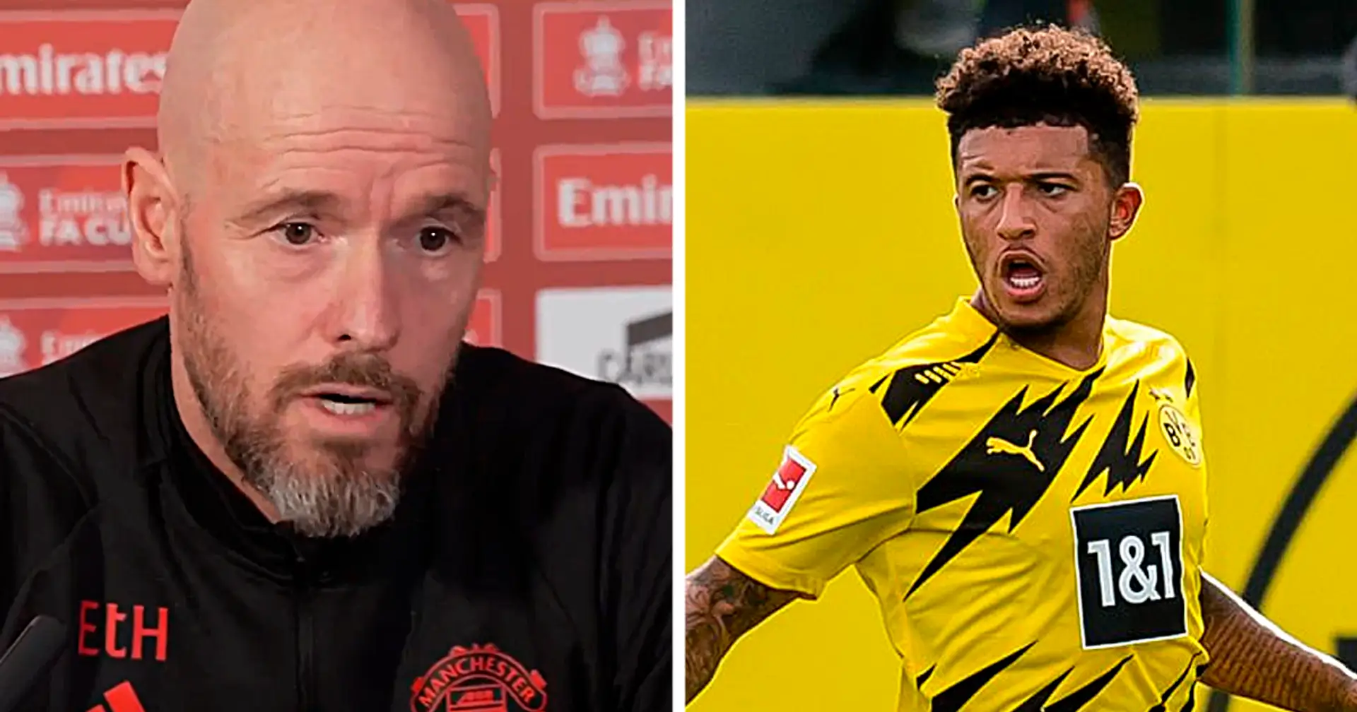Ten Hag äußert sich zum Sancho-Wechsel zu Dortmund: "Wir müssen abwarten, was passiert"