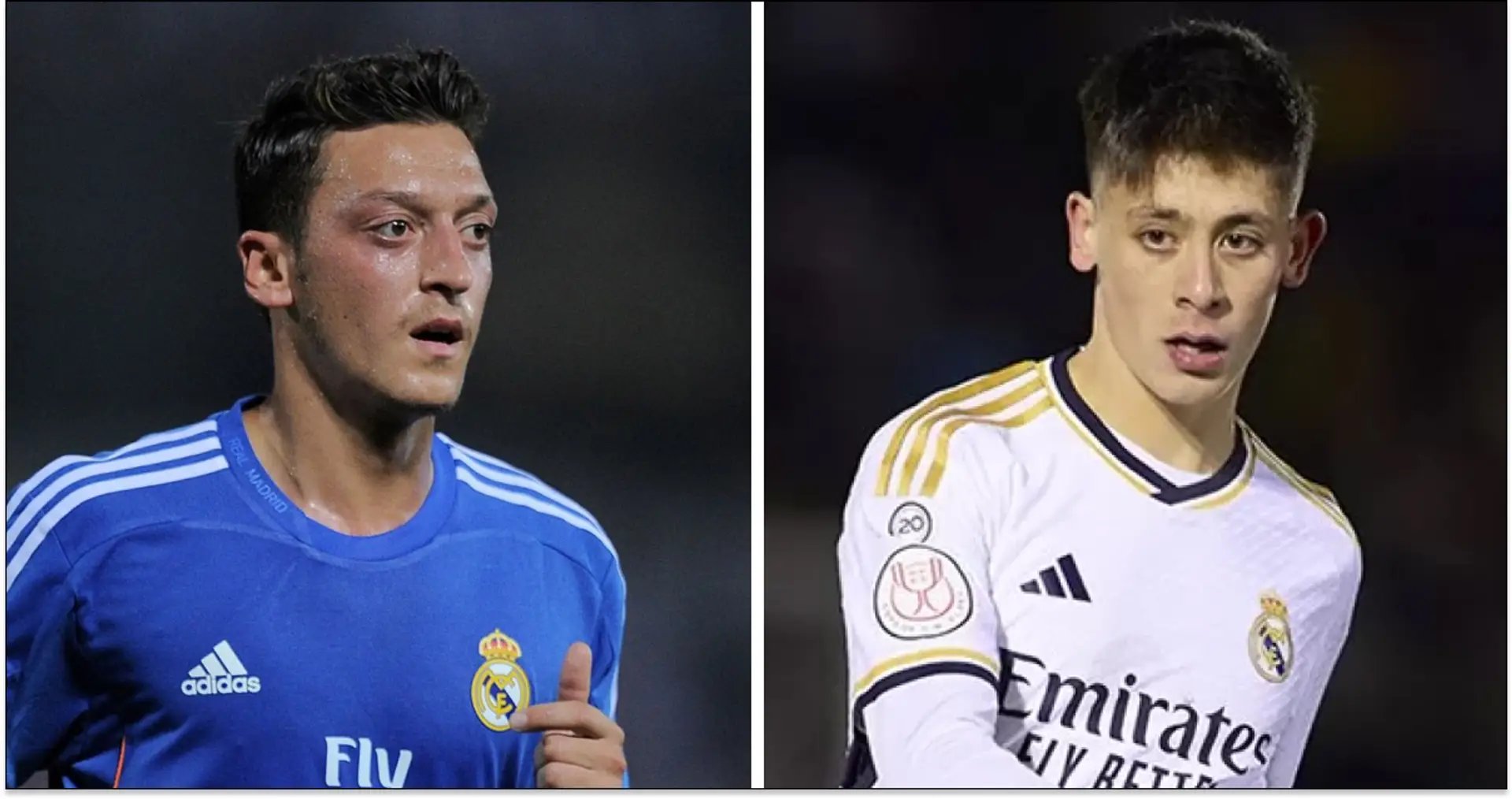 Repéré: Guler effectue une passe à la Mesut Ozil lors de ses débuts au Real Madrid