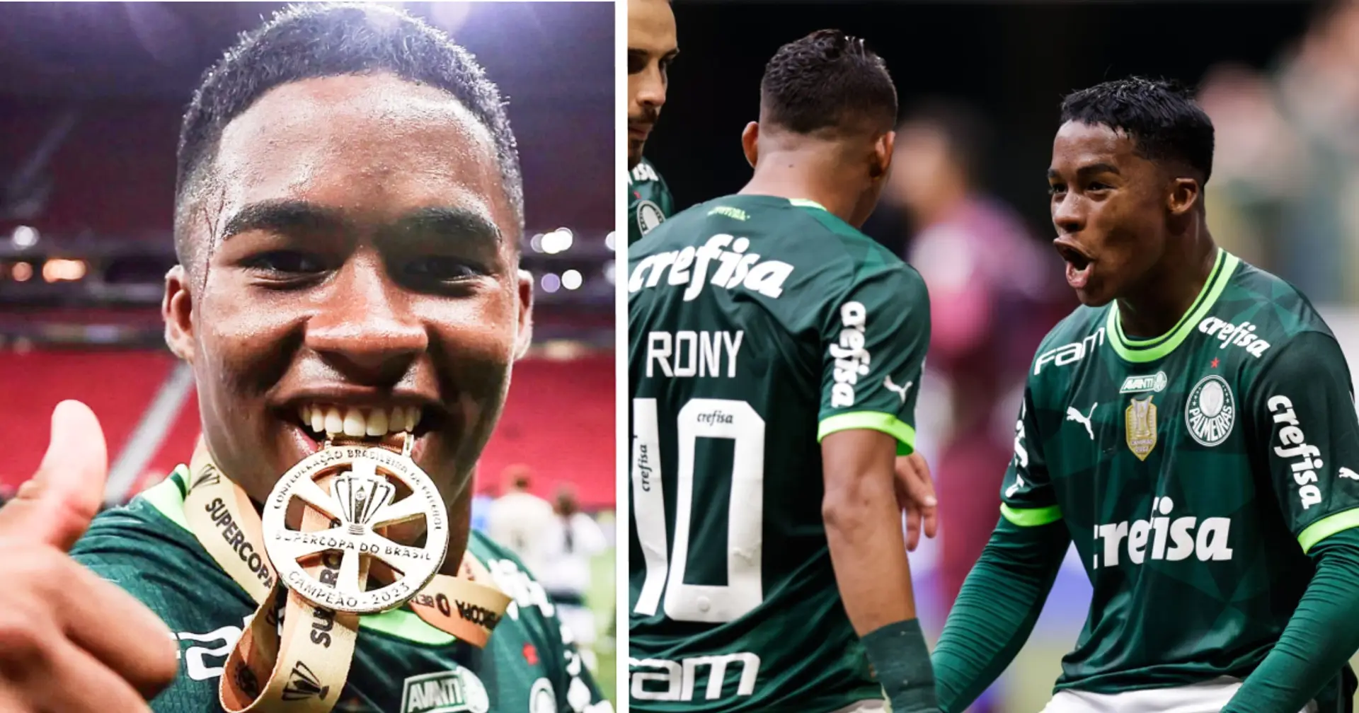 Endrick rompe su sequía goleadora y gana el tercer trofeo con el Palmeiras