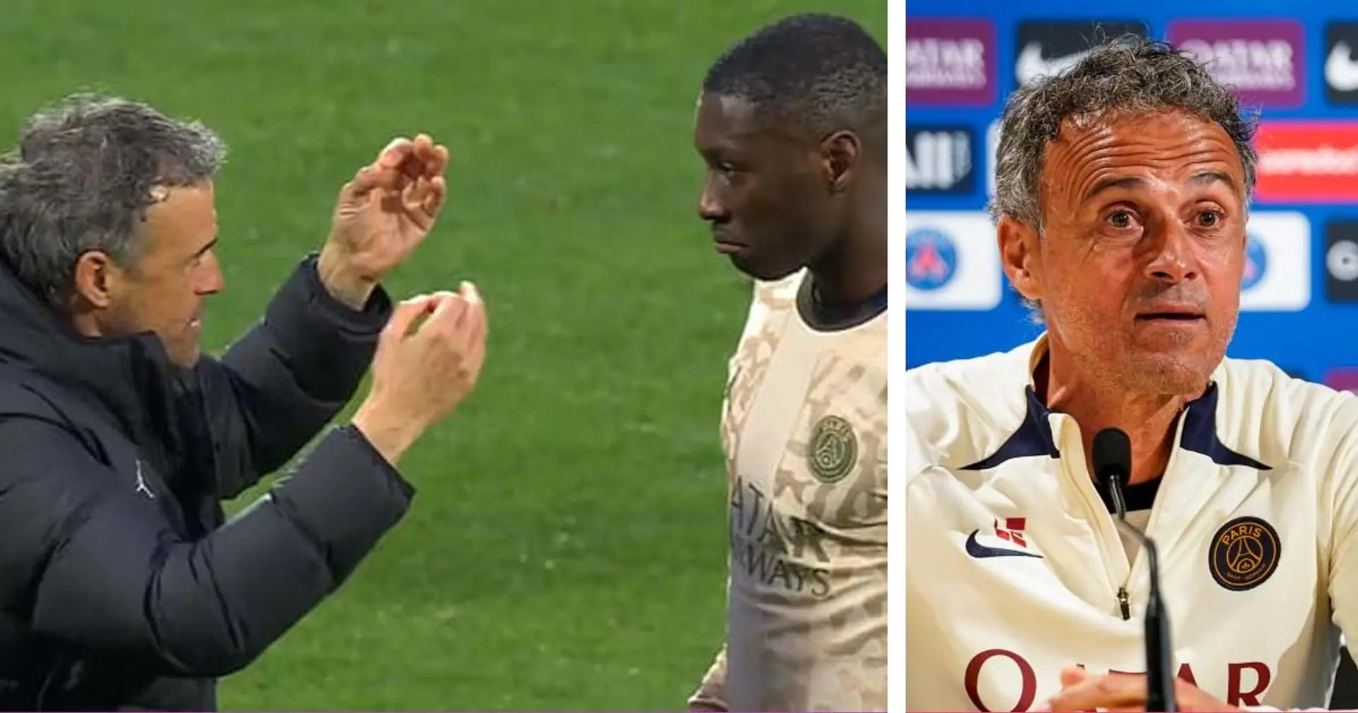 "Je suis à ses côtés", Luis Enrique explique son geste envers Kolo Muani à la fin du match face à Lorient