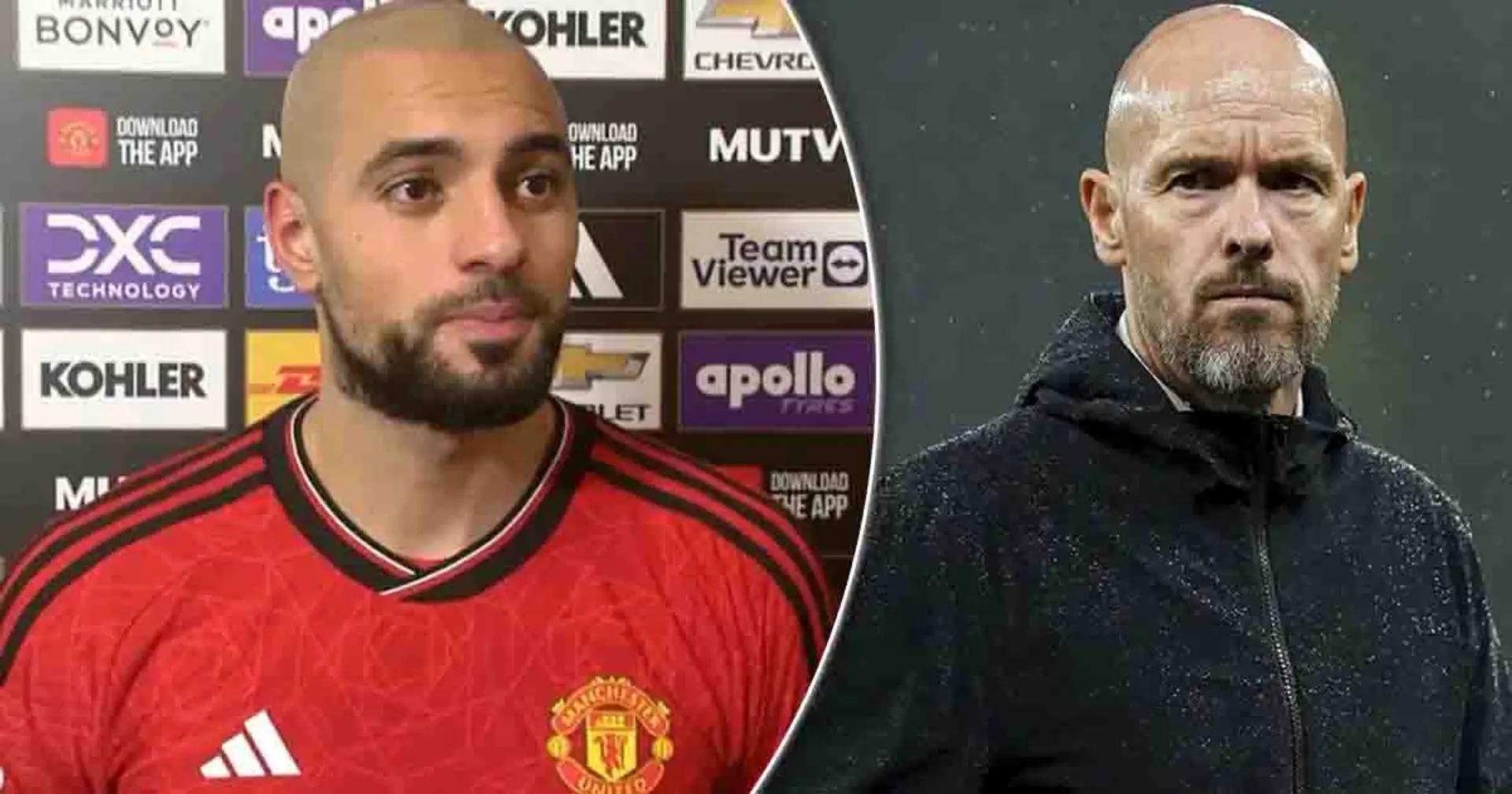 'He's one of the best in the world': Amrabat dismisses claims of uncertainty over Ten Hag in Man United squad