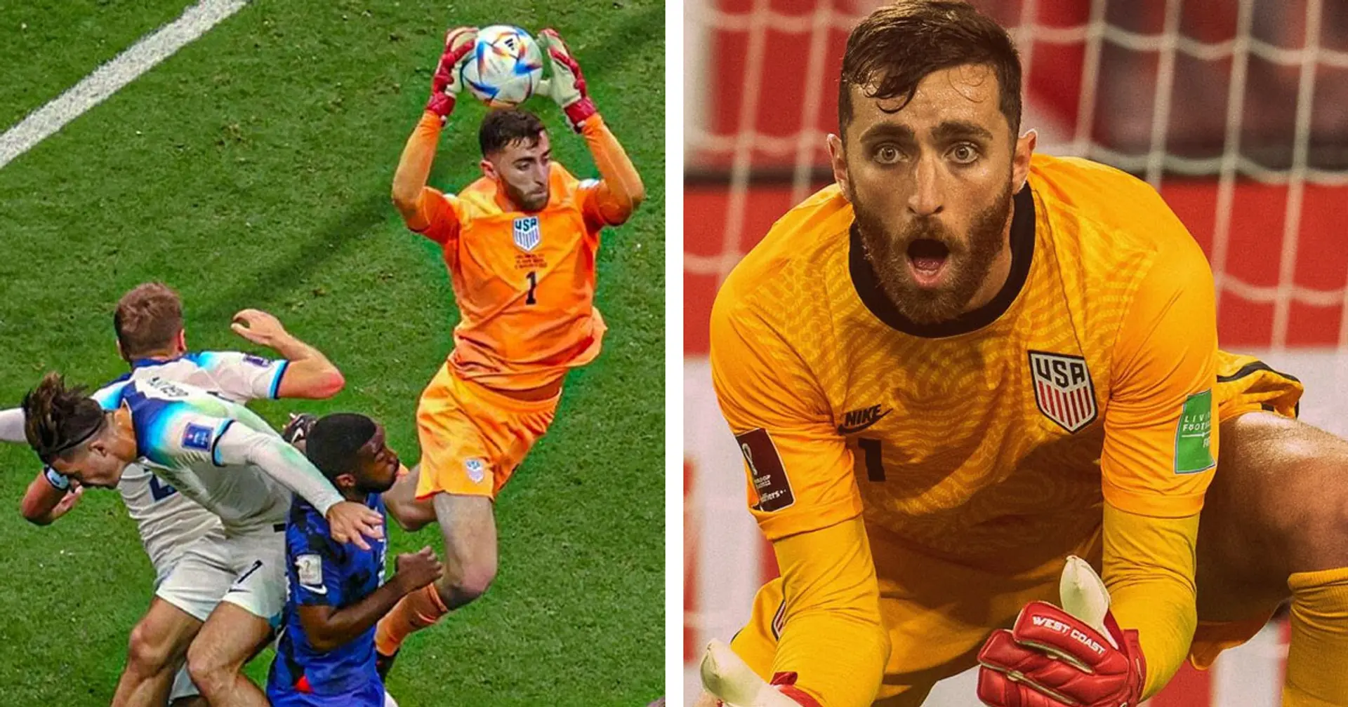 'Might just be the third best GK in the world': Matt Turner earns widespread praise for heroics in England draw