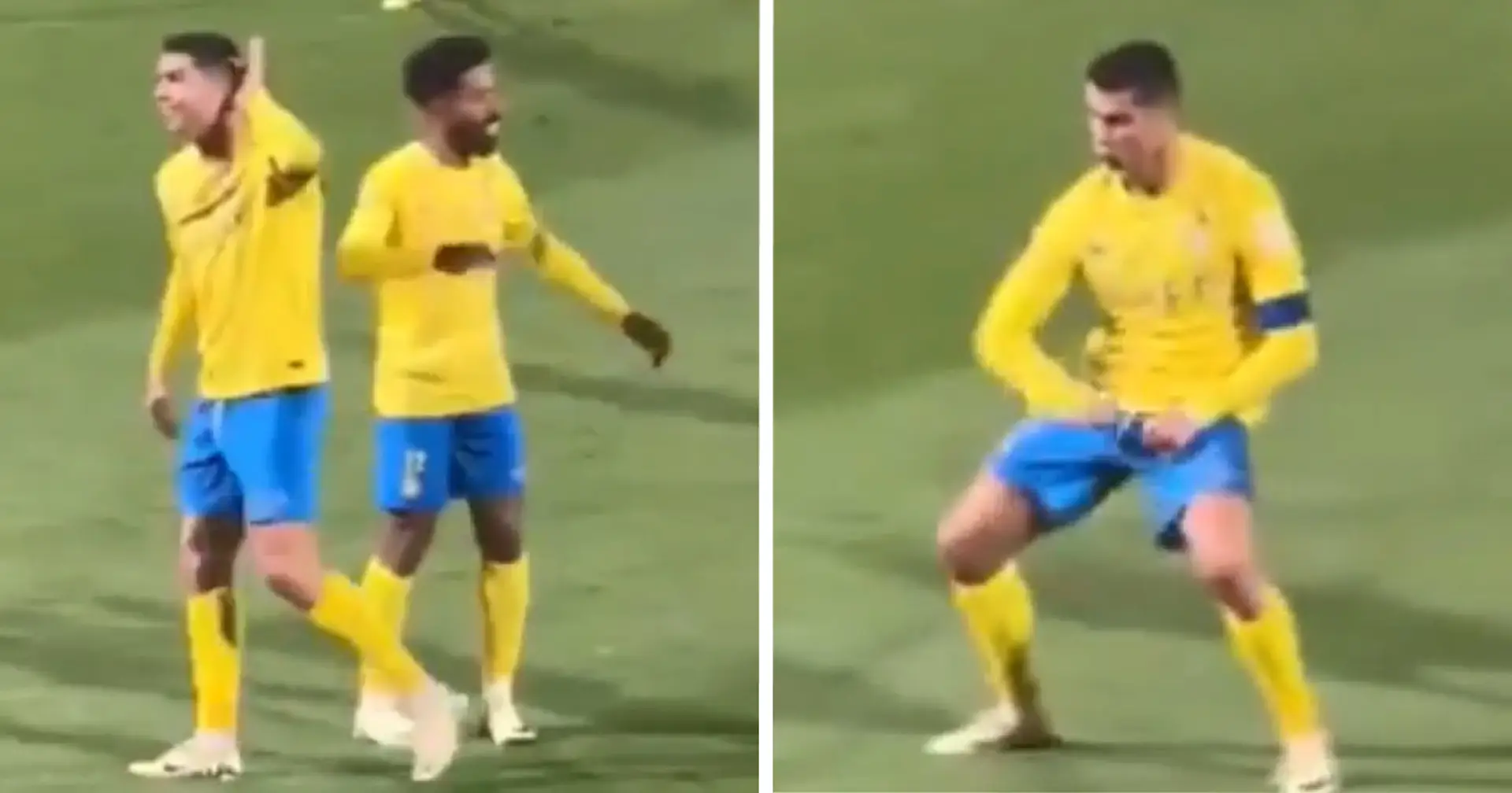 Ronaldo provoked into making despicable d*** gesture as Saudi fans chants 'Messi', investigation to follow