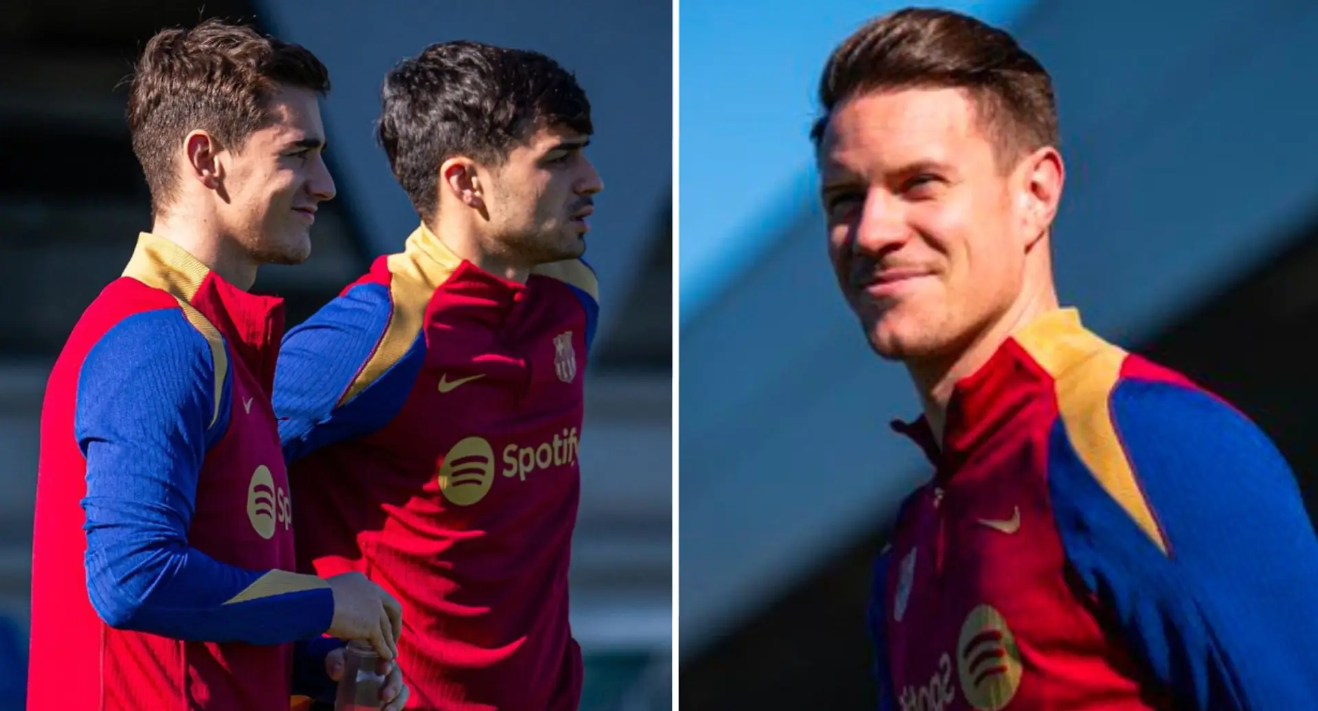 Gavi's surprise visit and more: 5 best pics from Barca's latest training