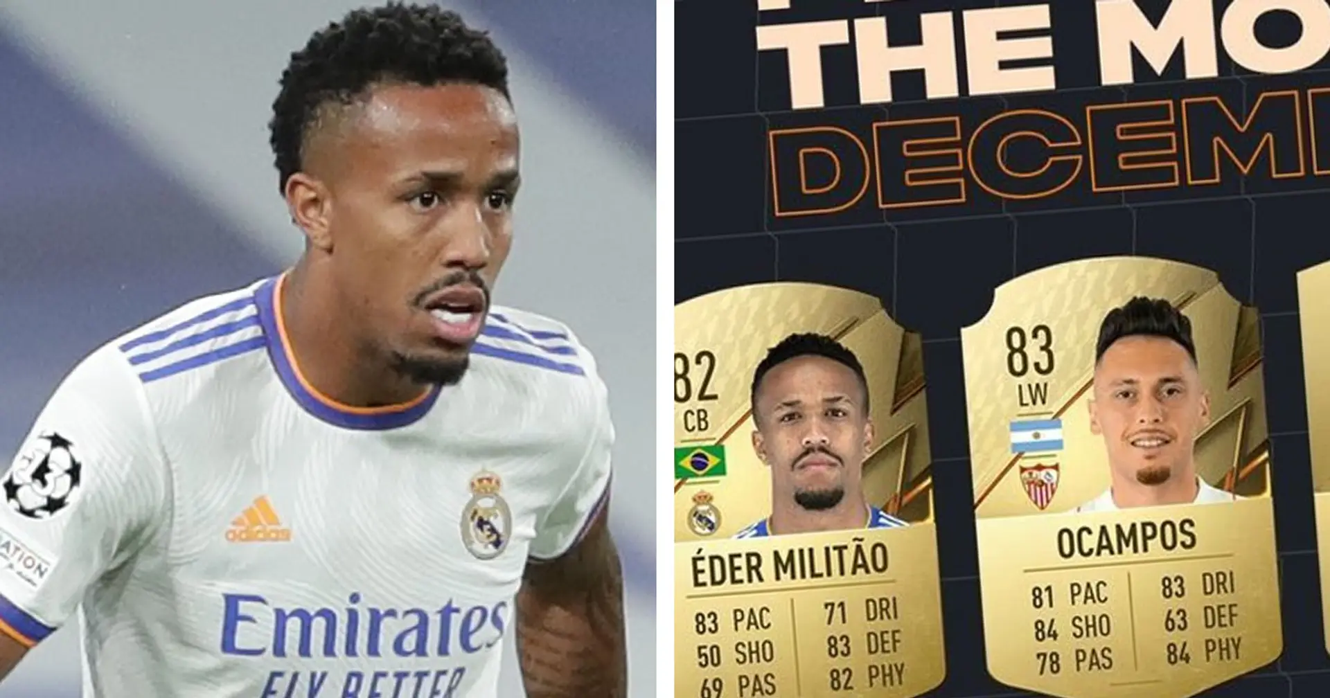 Militao nominated for La Liga Player of the Month award, Benzema snubbed again