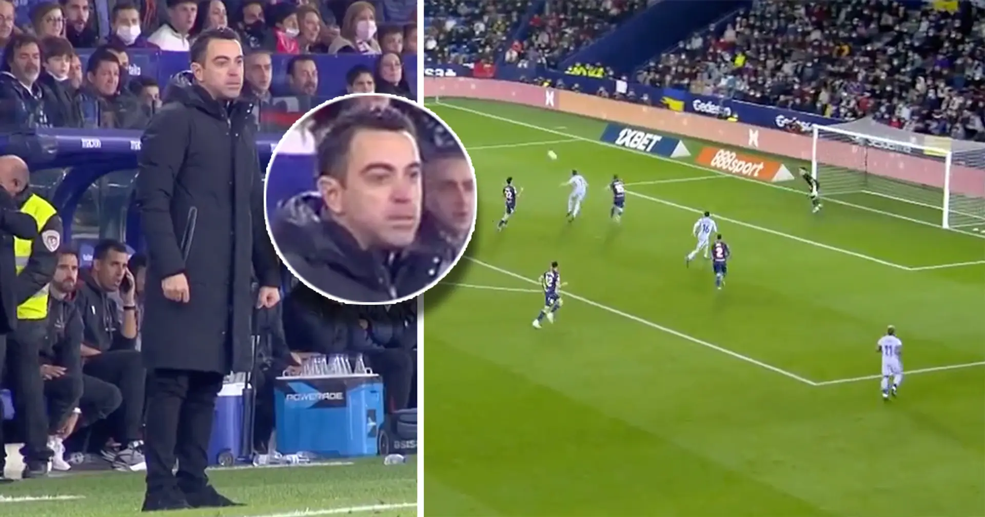 La reacción de Xavi al gol ganador de Luuk de Jong en el minuto 92 muestra todas nuestras emociones (vídeo)