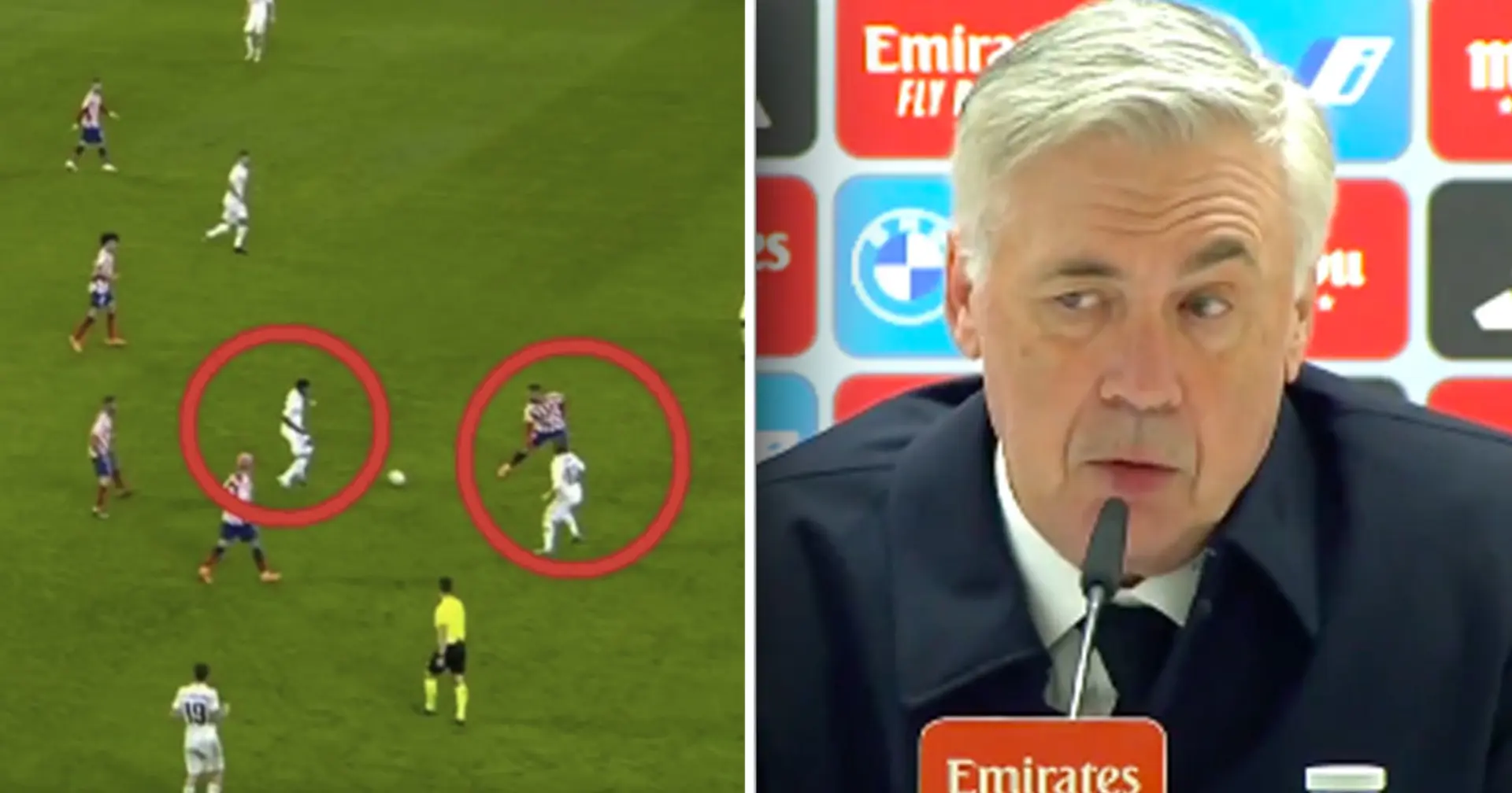 Ancelotti names one tactical tweak that 'changed' Atletico game, not subbing Rodrygo on