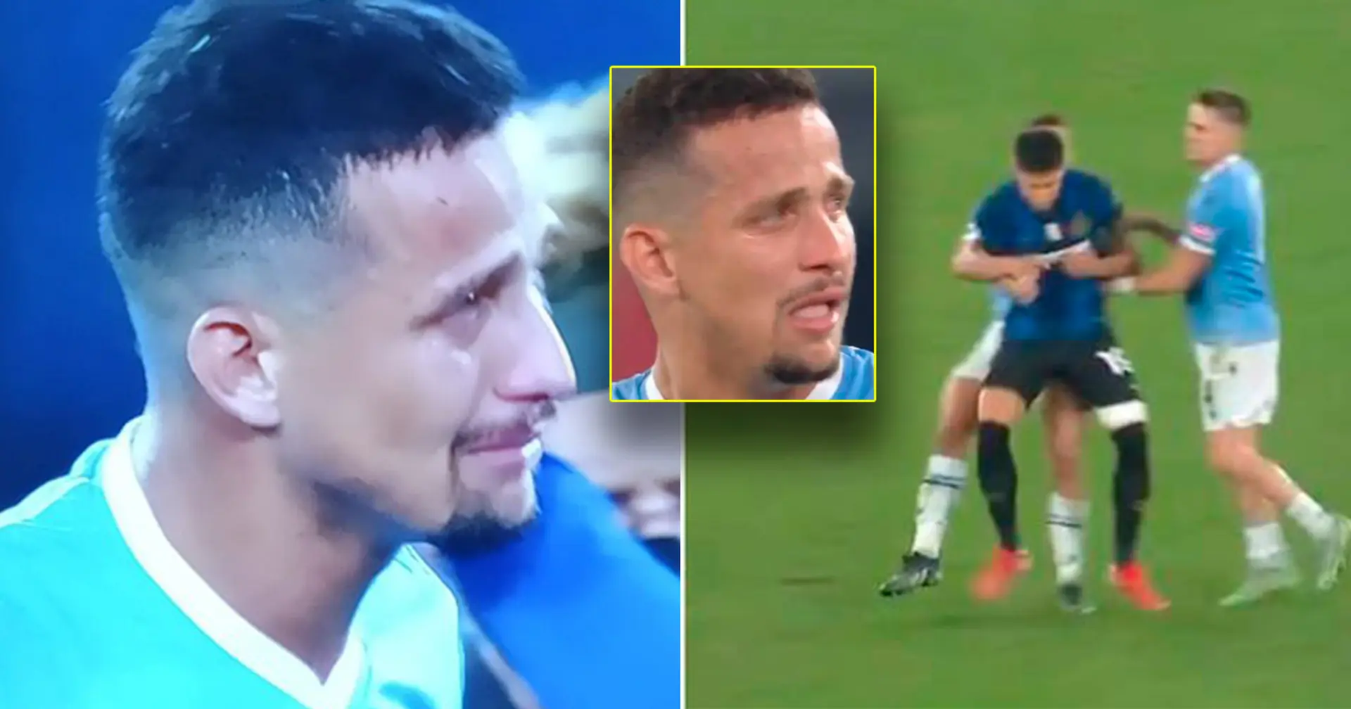 Lazio-Profi springt Gegenspieler an, sieht Rot und bricht in Tränen aus – das alles nach dem Schlusspfiff