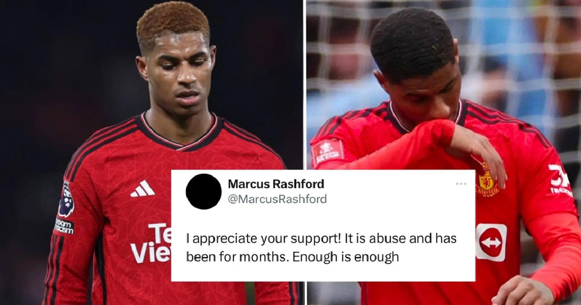 Ten Hag reacts to Marcus Rashford's social media post