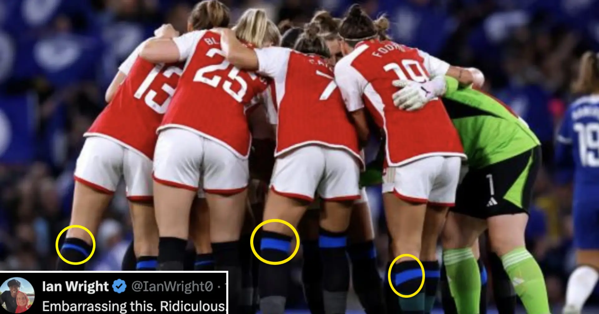 Arsenal had to wear Chelsea socks in latest WSL game – what? Explained