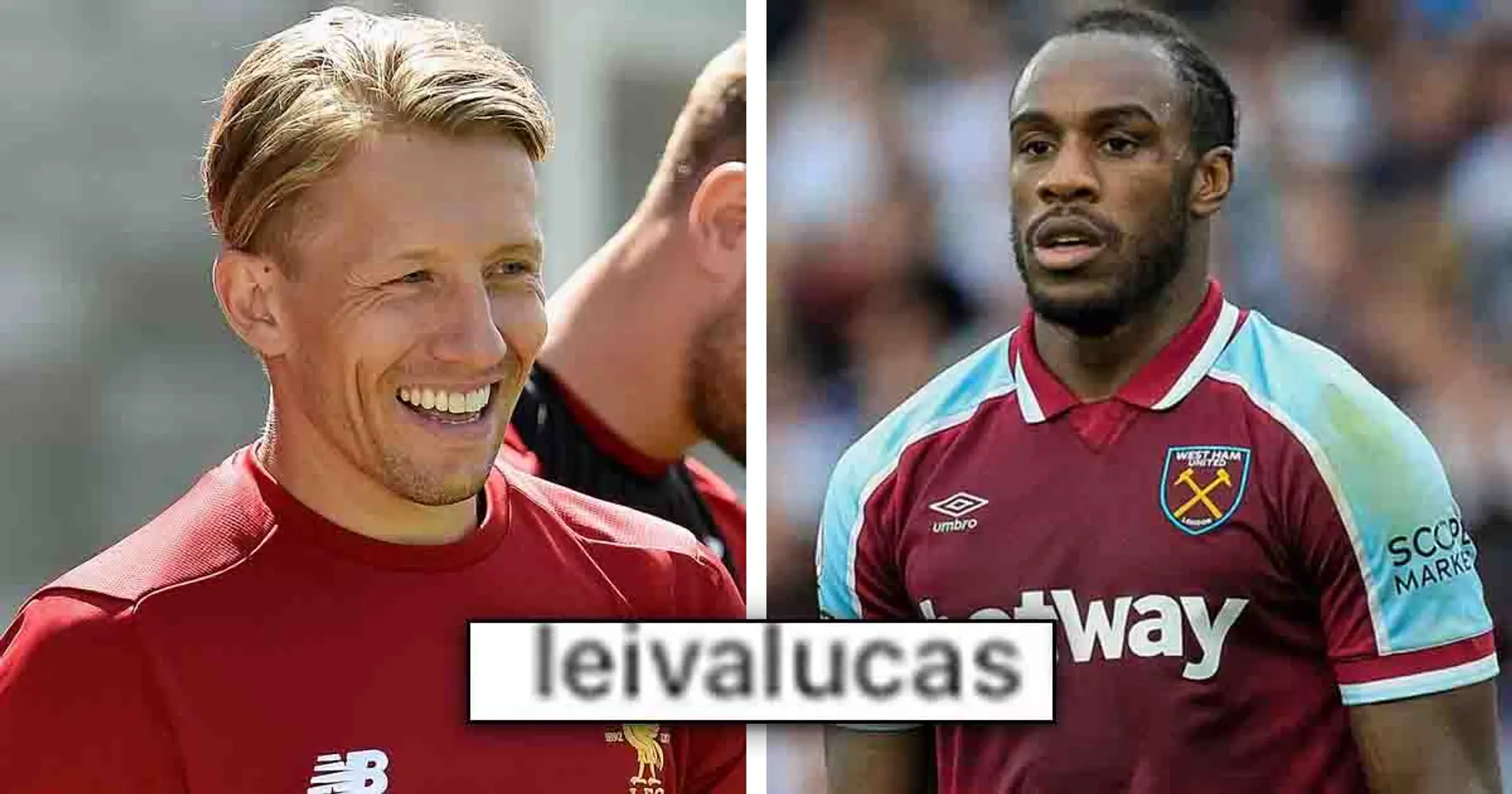 Spotted: Lucas Leiva's savage jibe at Michail Antonio after his Anfield stinker