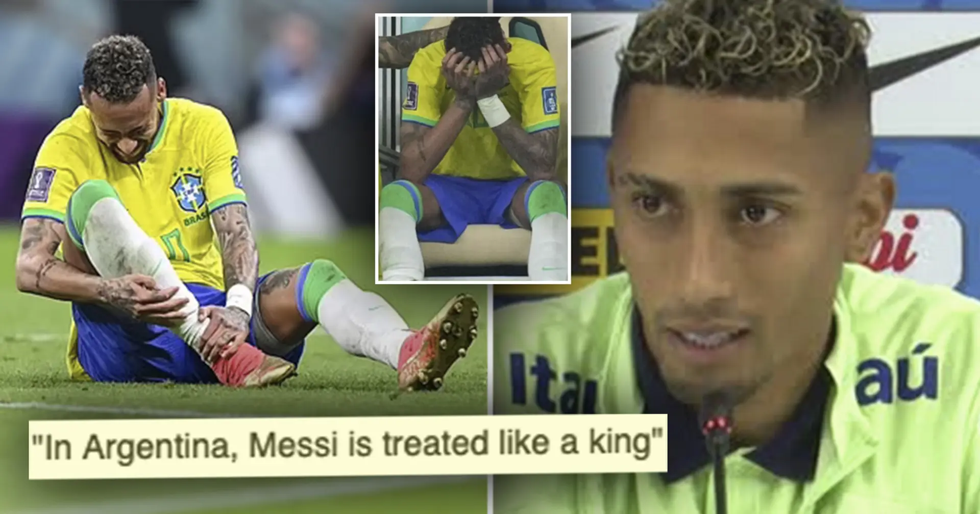 "Ils veulent qu'il se casse la jambe": Raphinha tacle les fans du Brésil au milieu de la blessure de Neymar