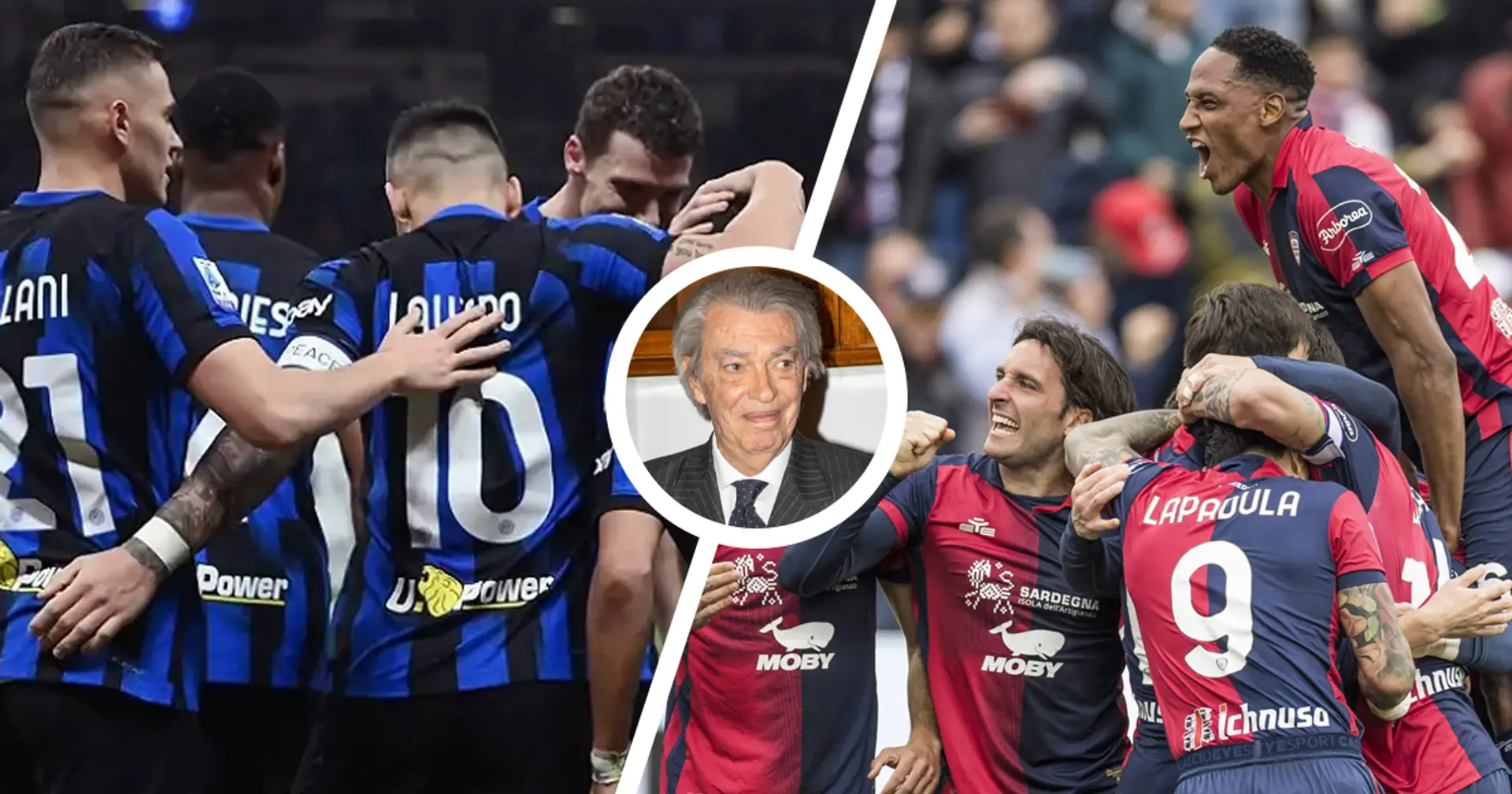 Moratti 'snobba' l'Inter e 'tifa' Cagliari: "Spero trovino la forza per approcciare la gara contro i nerazzurri"