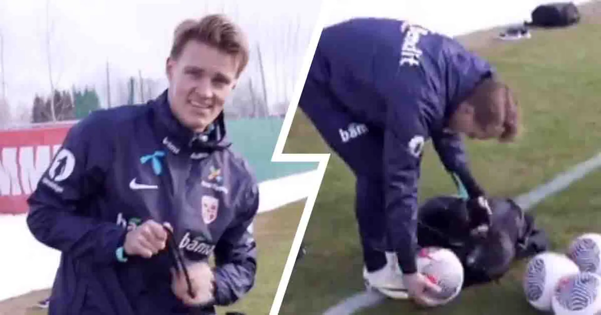 'Leading by example': Arsenal fans love Martin Odegaard’s beautiful gesture after Norway training session