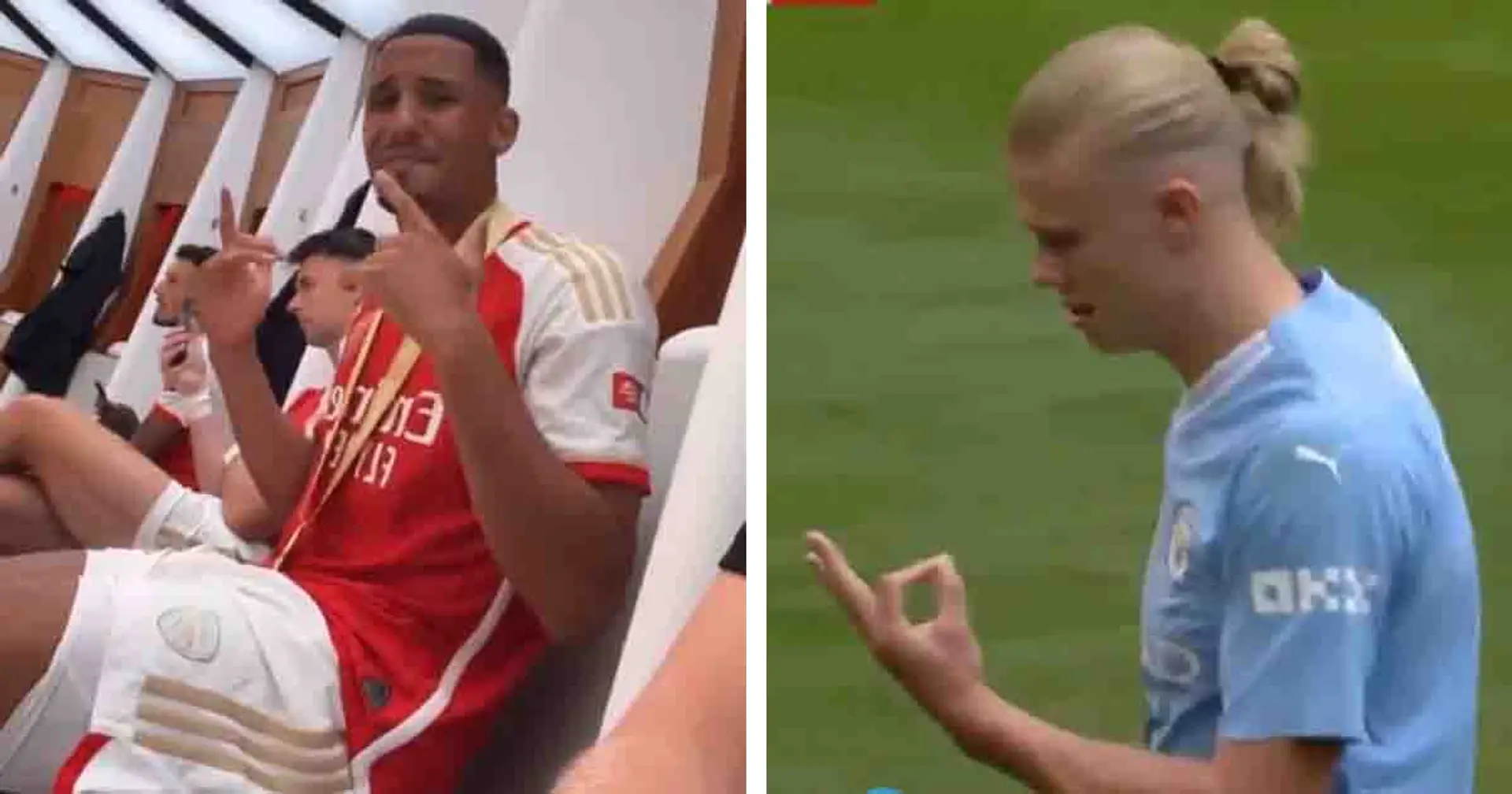 Haaland tries trolling Arsenal with cheeky gesture after substitution - but Gooners put him in his place
