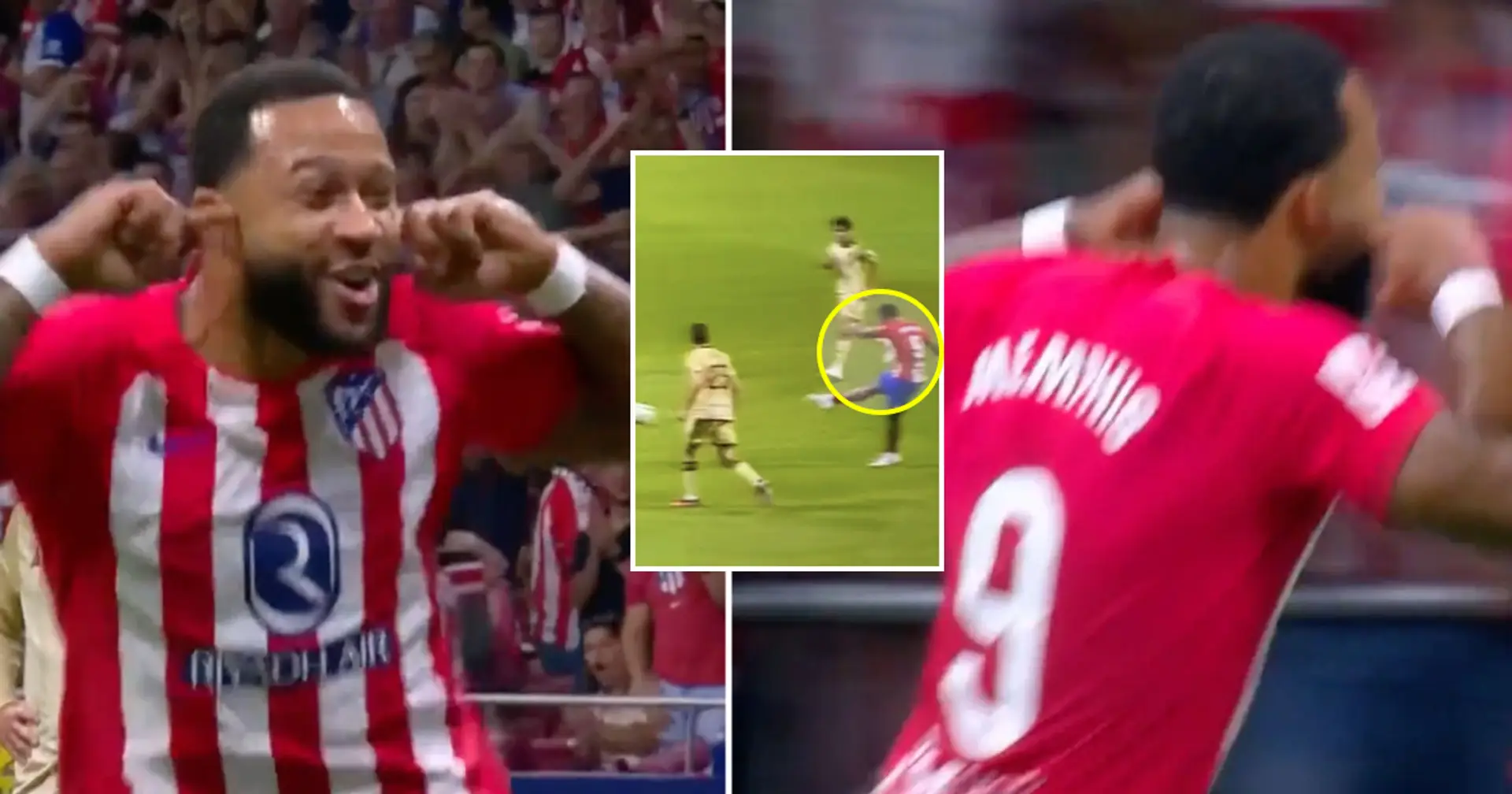 'Why did we have to let him go?': Barca fans react as Memphis Depay scores absolute rocket for Atletico