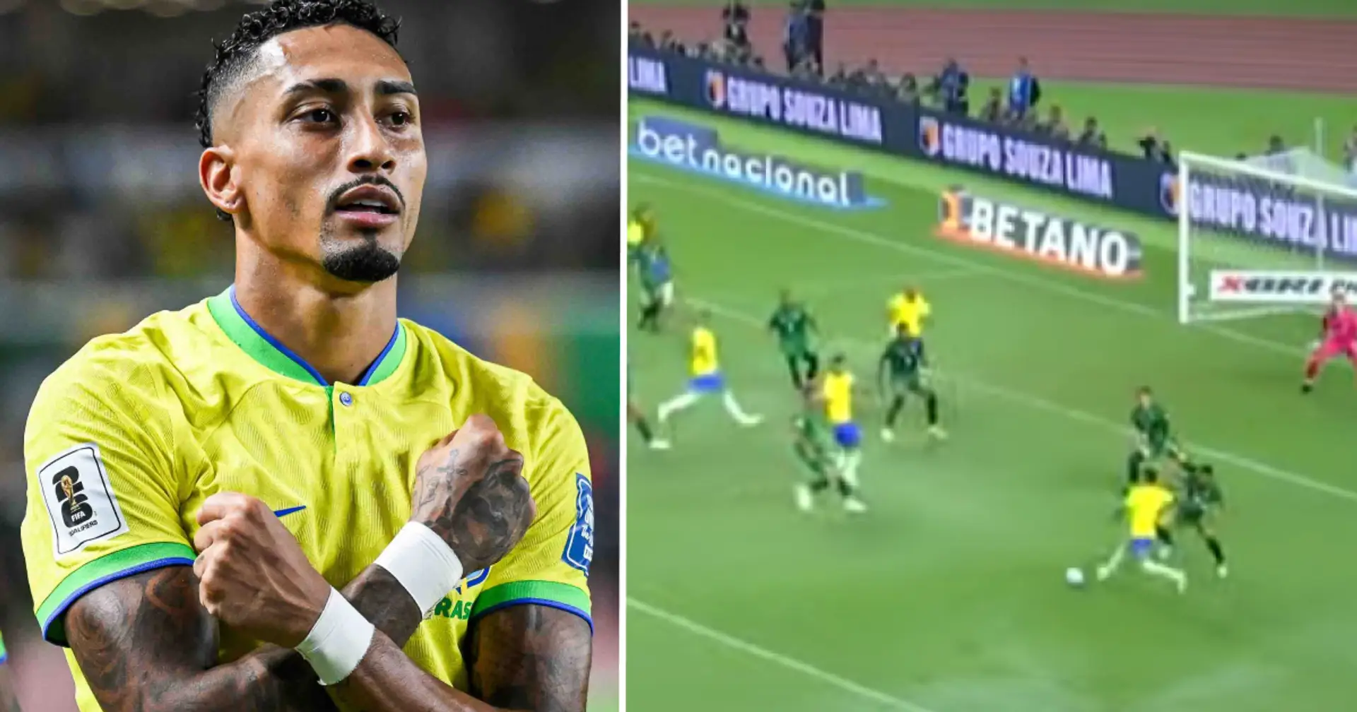 Raphinha shines for Brazil, scores and registers superb assist