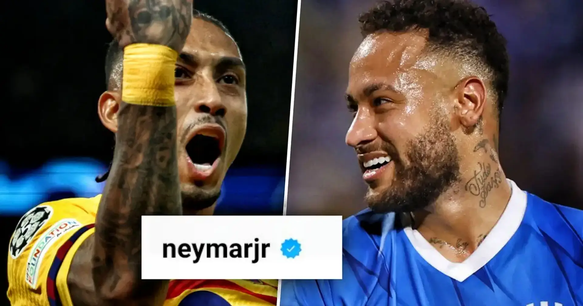 Neymar's comment collected 121 thousand likes under the post about Raphinha - what is the reason?
