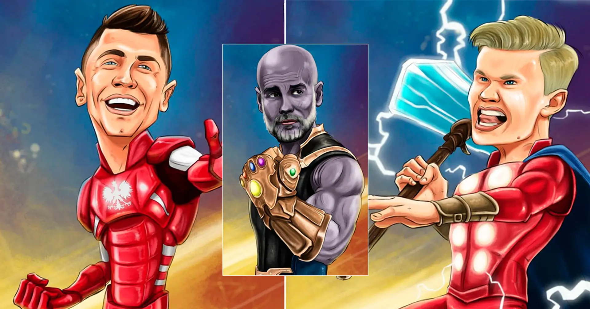 'Iron Lewangoalman', 'Thorling': Fußball-Stars als Superhelden des Marvel-Universums