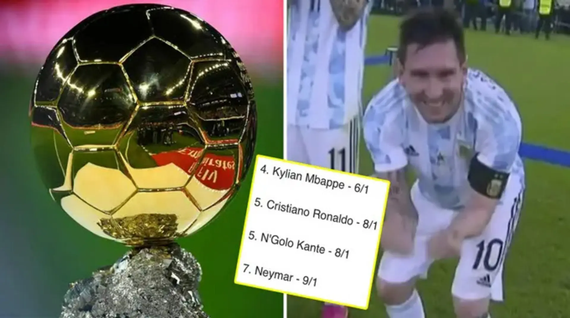 Messi, considerado el favorito número uno para ganar el Balón de Oro 2021