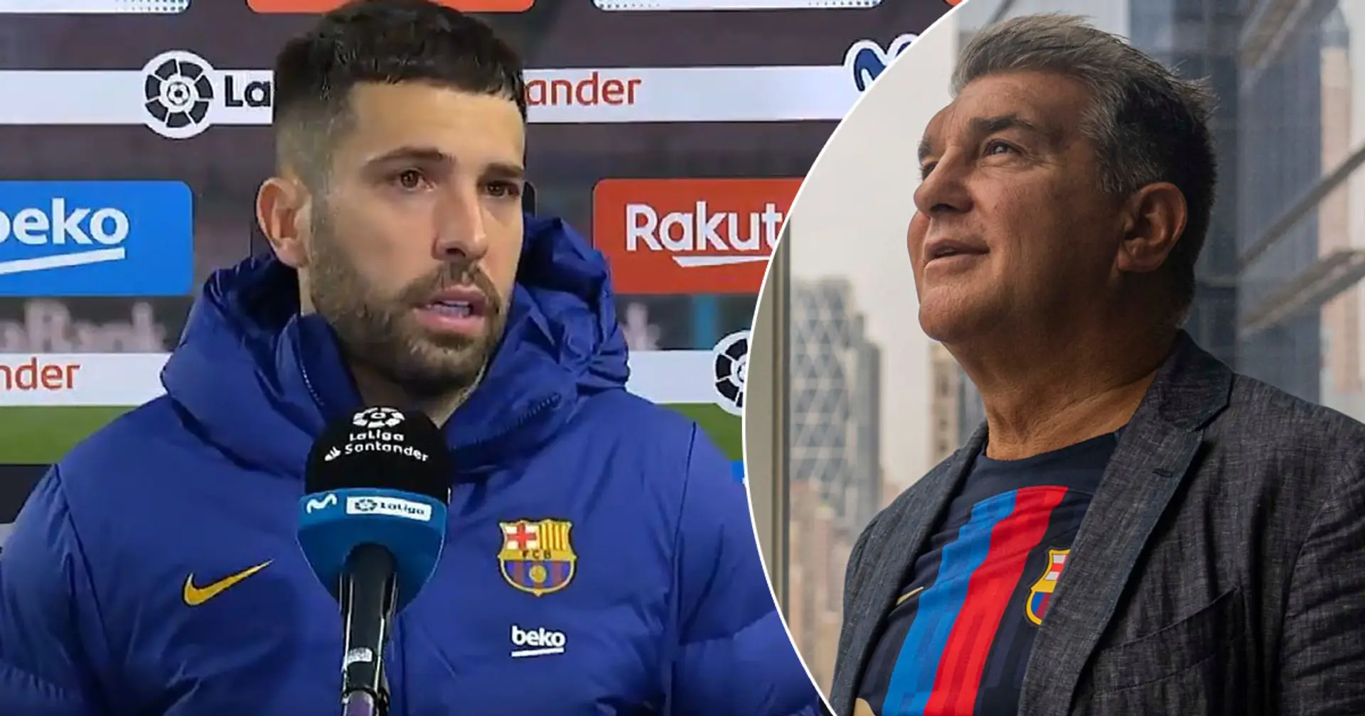 Revealed: 2 reasons why Barca want to part ways with Jordi Alba as soon as possible