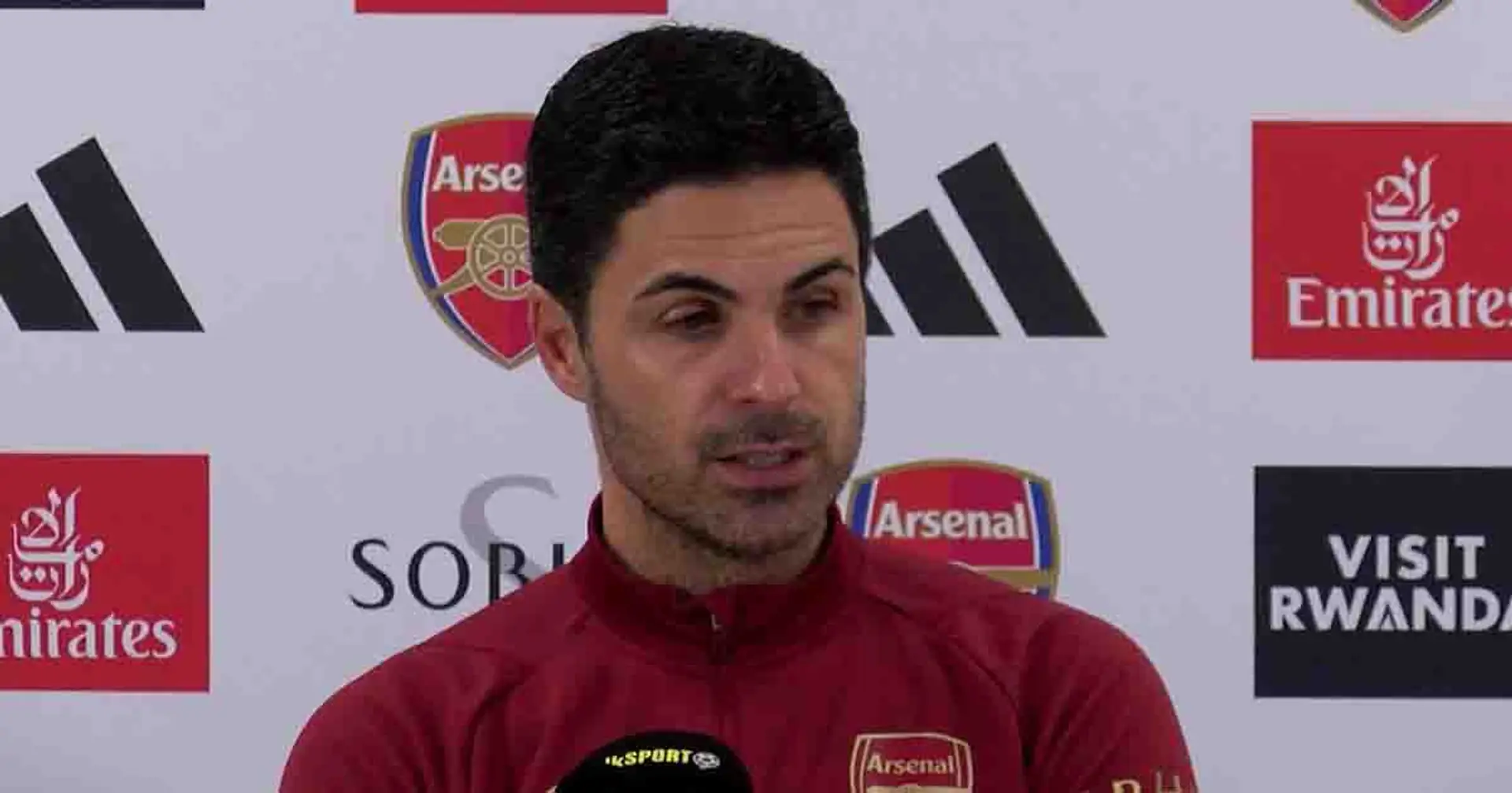 'They haven't trained': Arteta gives fitness update on Saka & 2 more Arsenal stars for Man City clash