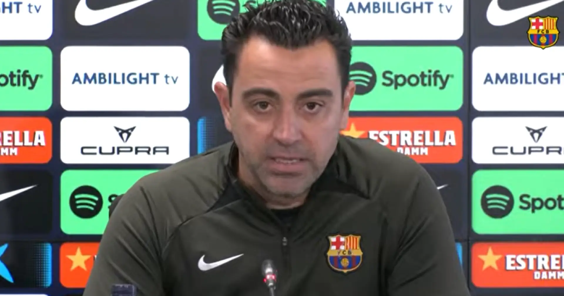 'Everyone knows': Xavi explains why he decided to stay as Barca coach