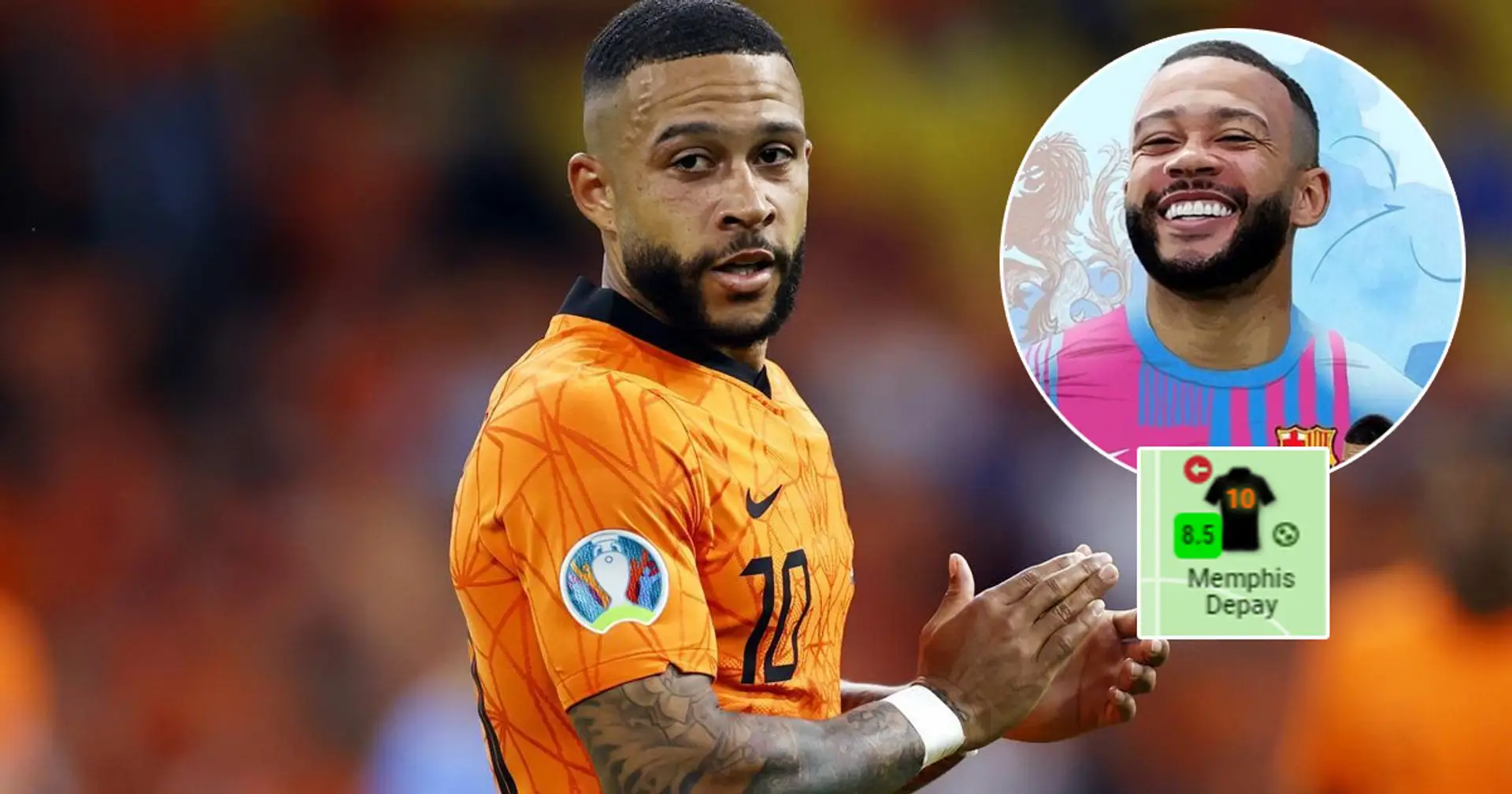 Celebrating Barca move in style: Depay records goal and assist in latest Netherlands game