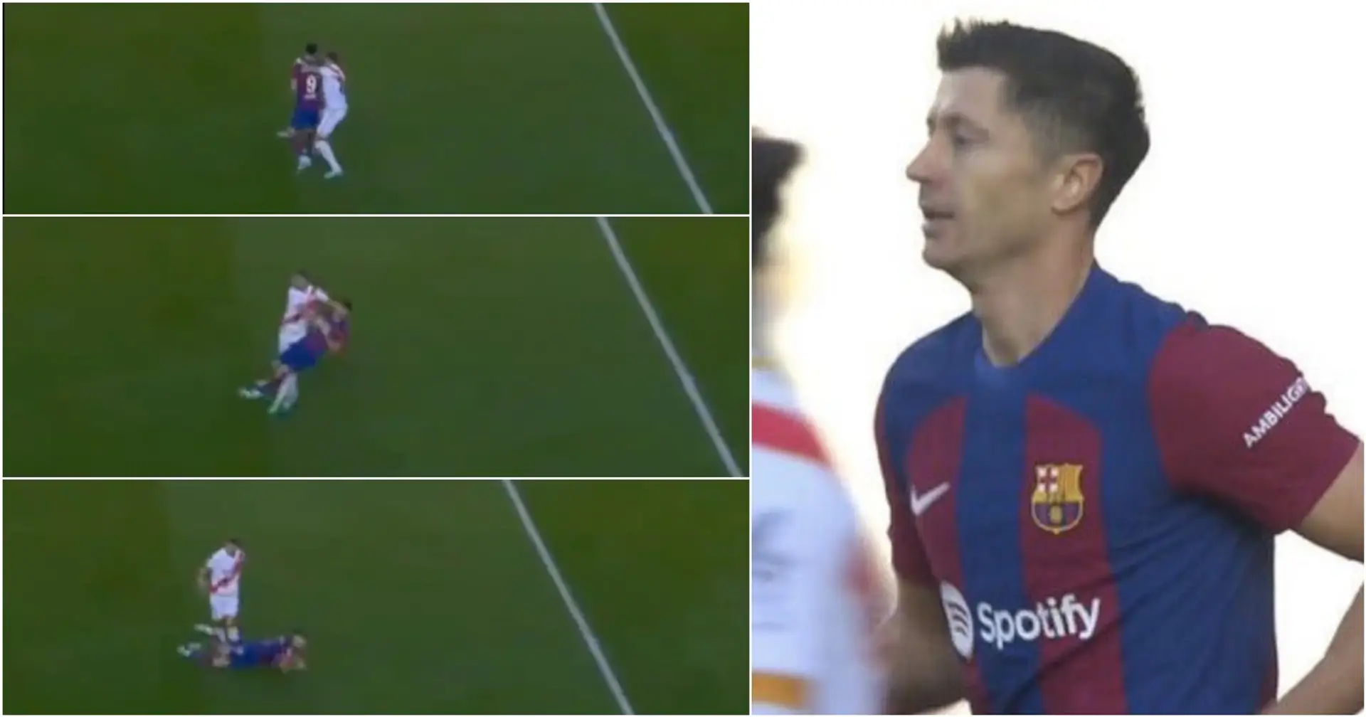 'He must get decapitated to win a foul!': Barca fan slams   referees for bias against one player - not Raphinha