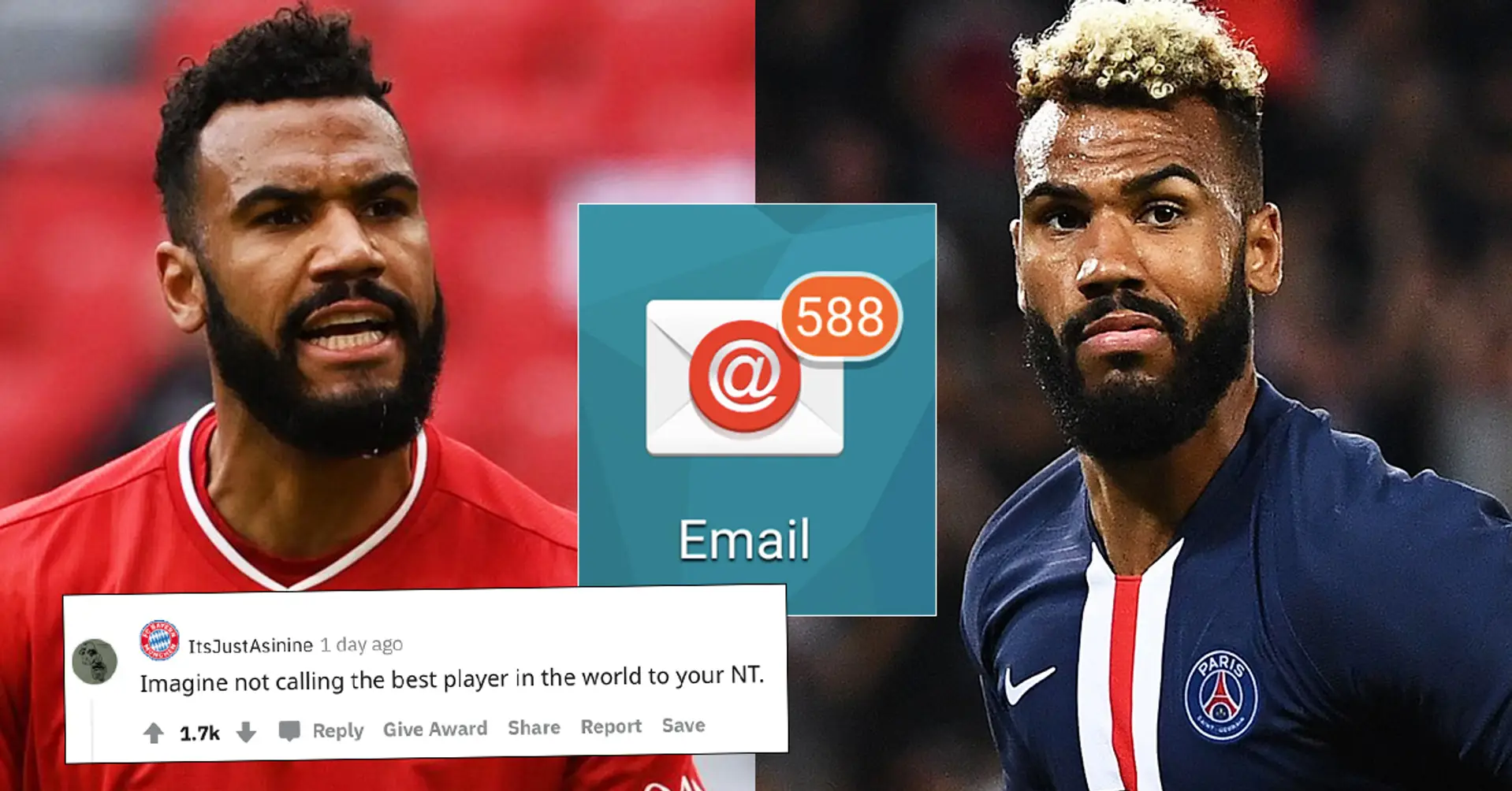 Choupo-Moting out of Cameroon squad cause Federation sent an email to itself instead of him