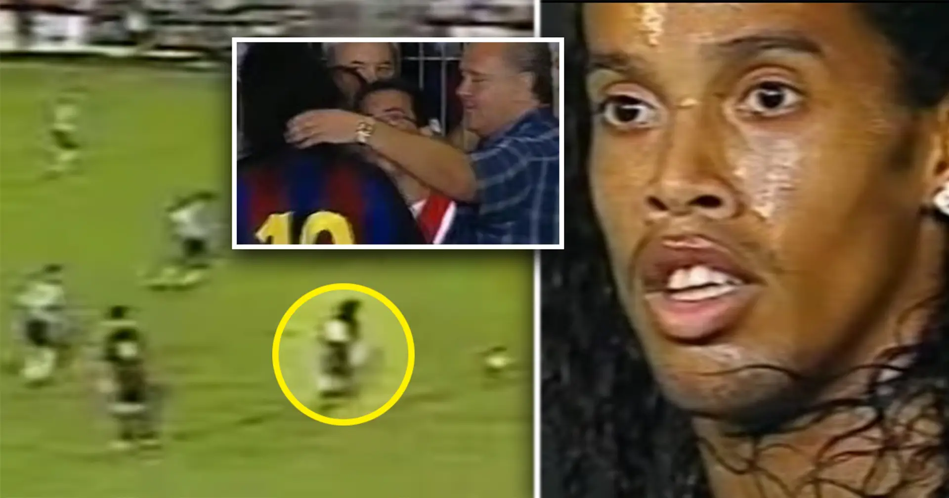 Ronaldinho's priceless reaction to being sent off for minor foul in rival clash