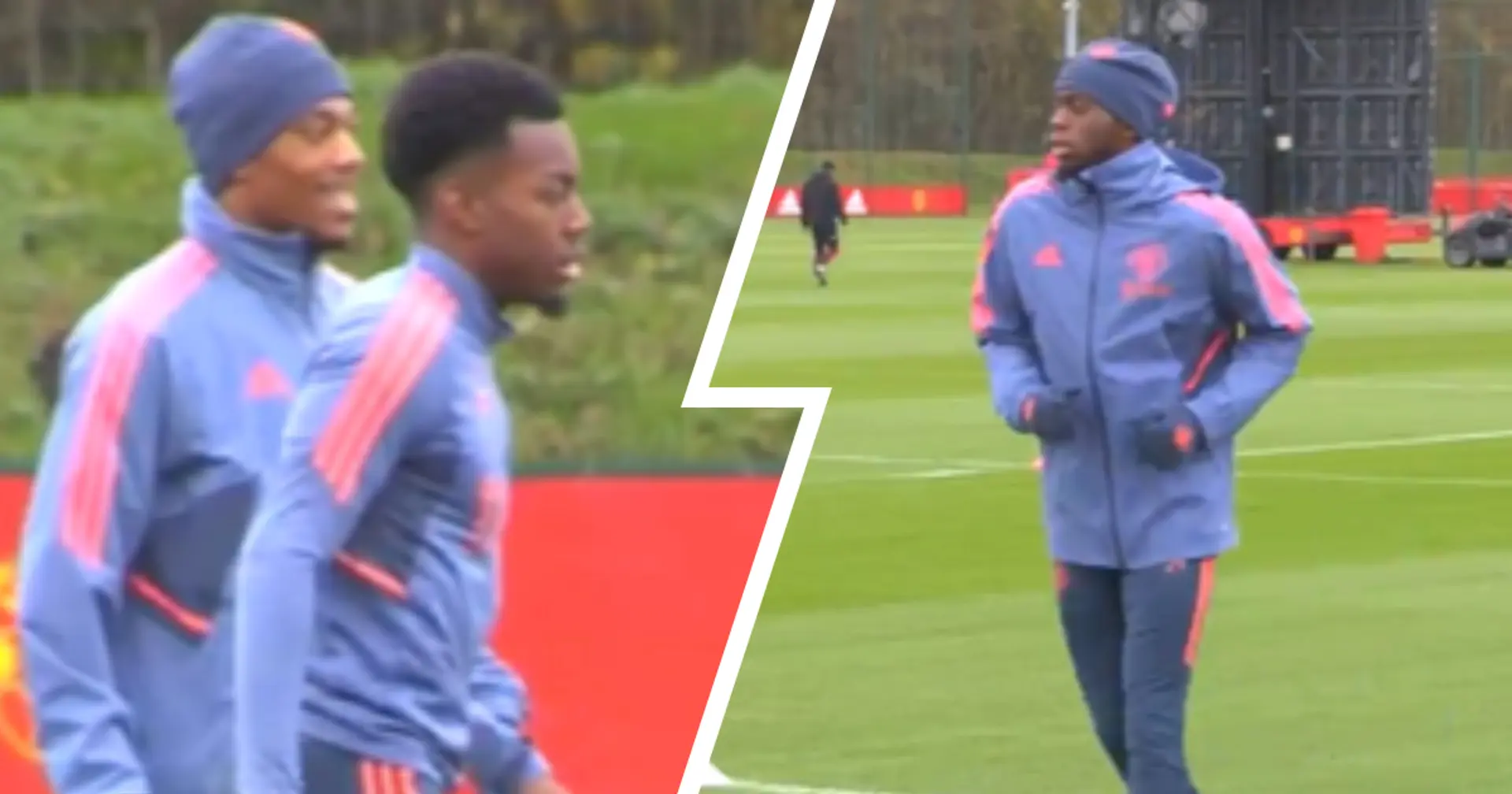Martial all smiles, Wan-Bissaka back: Best pics from Man United training